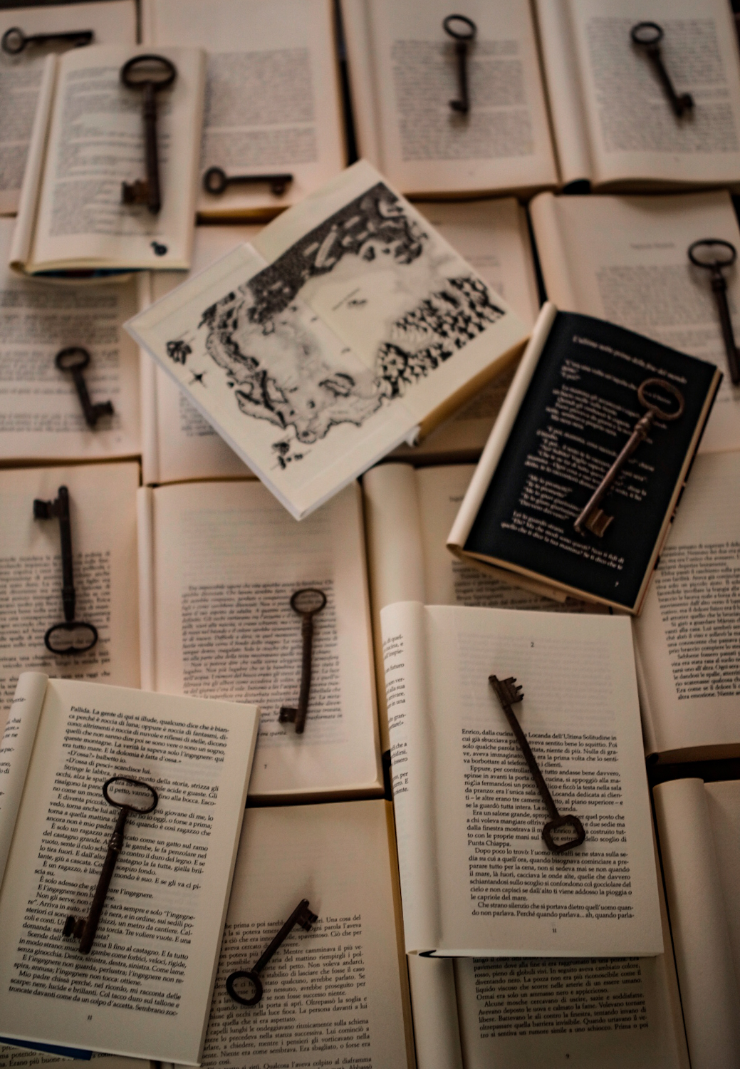 Books and keys