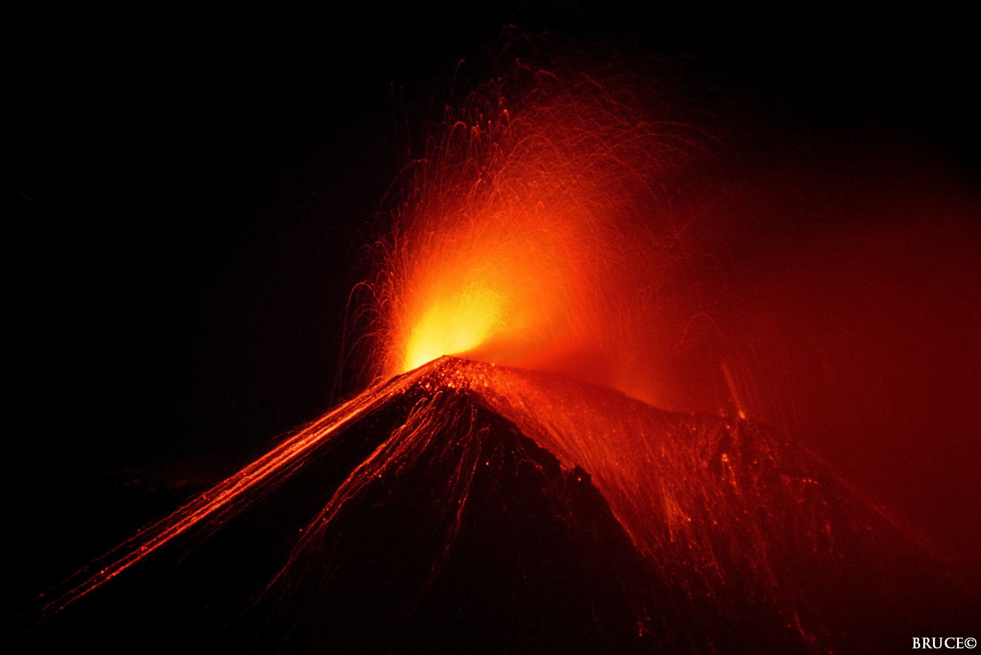 Etna eruption