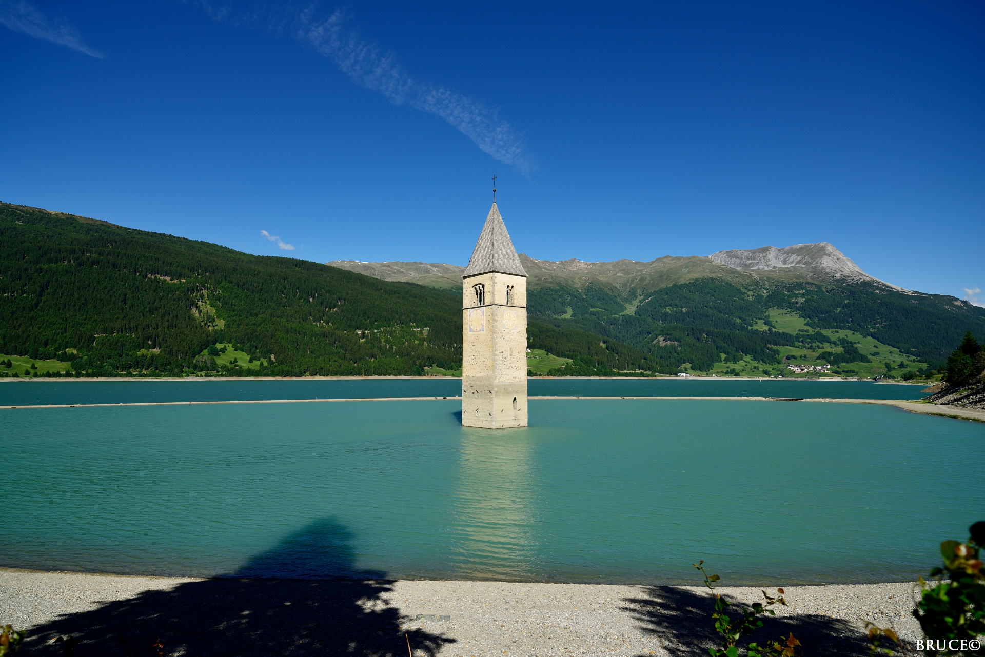 Curon bell tower