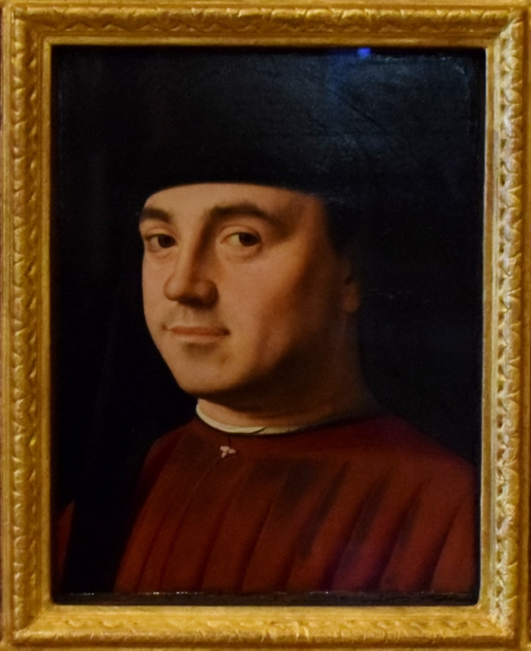 Galleria Borghese-Antonello da Messina "Ritratto d'...