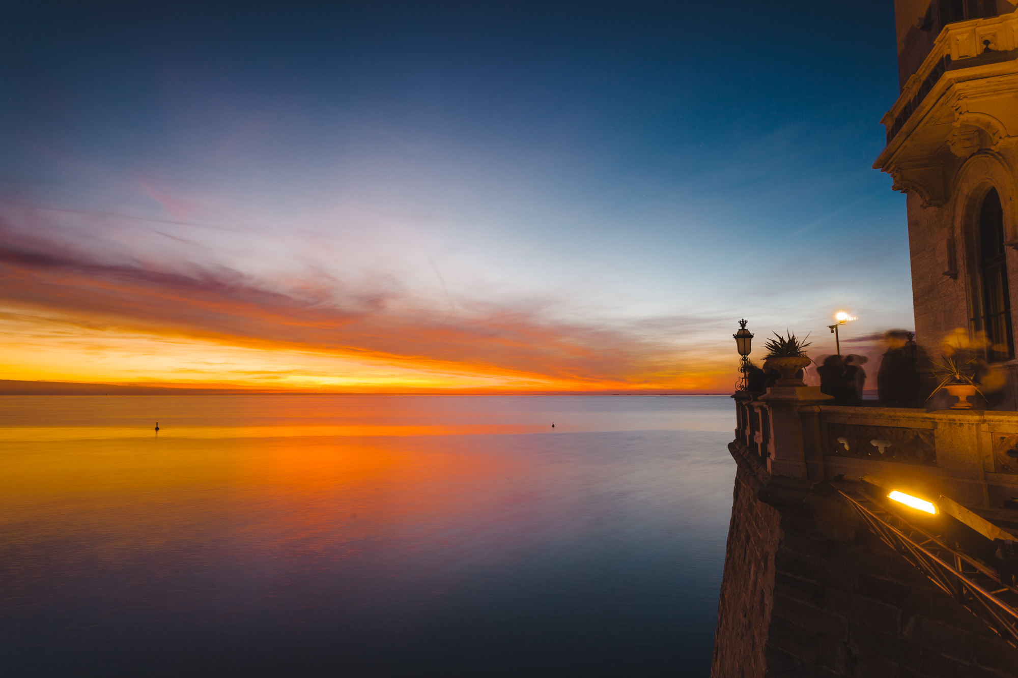 Tramonto da Castello Miramare