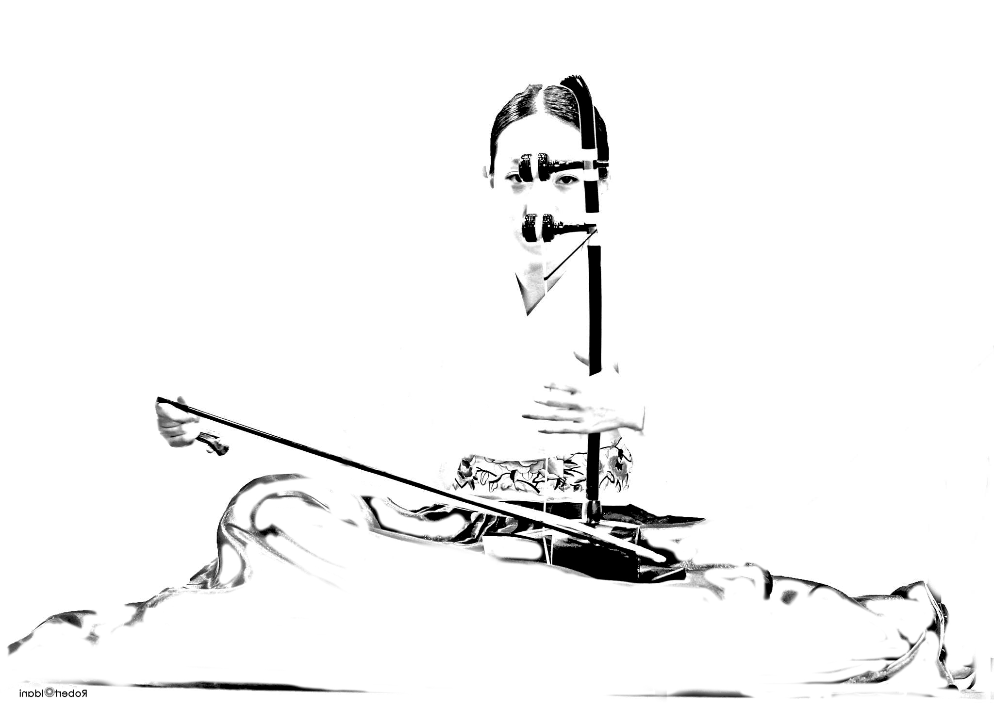 Suonatrice di Erhu
