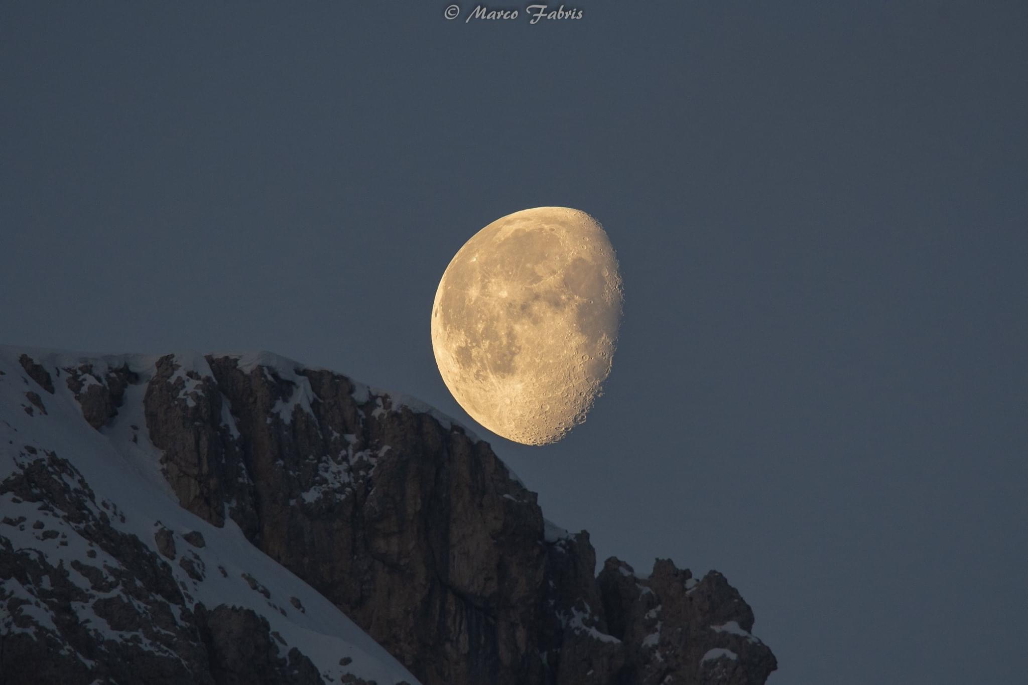 And the moon knocked...