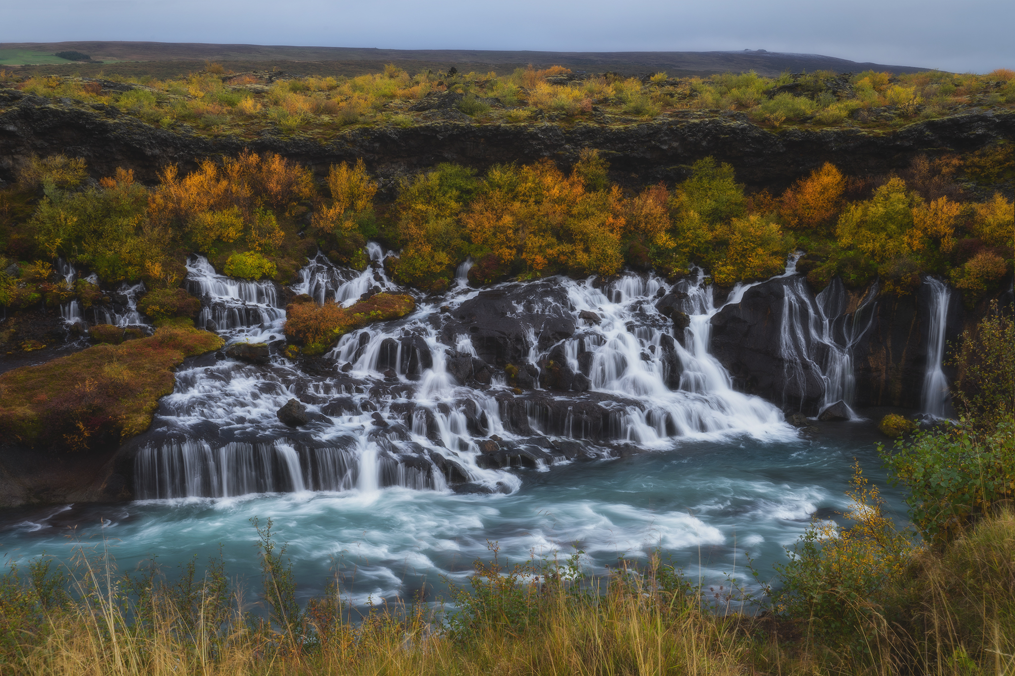Hraunfossar, New