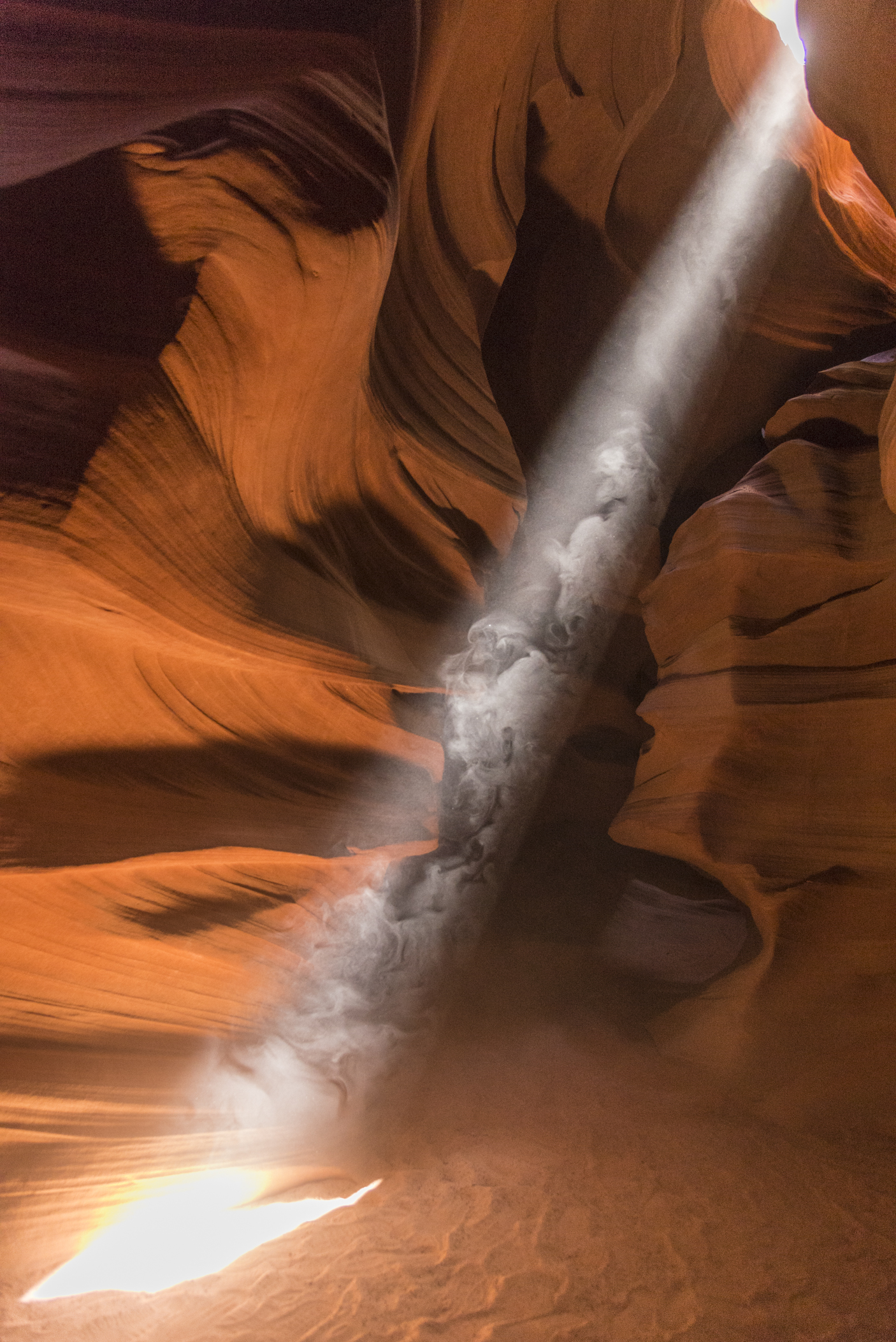 Sand and Light between the rocks