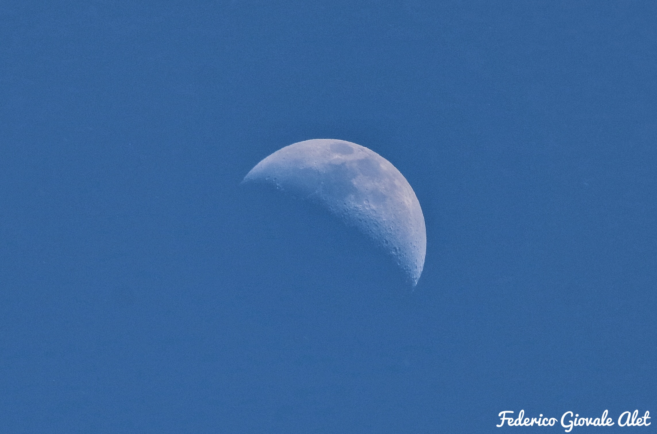 Growing moon at 36%