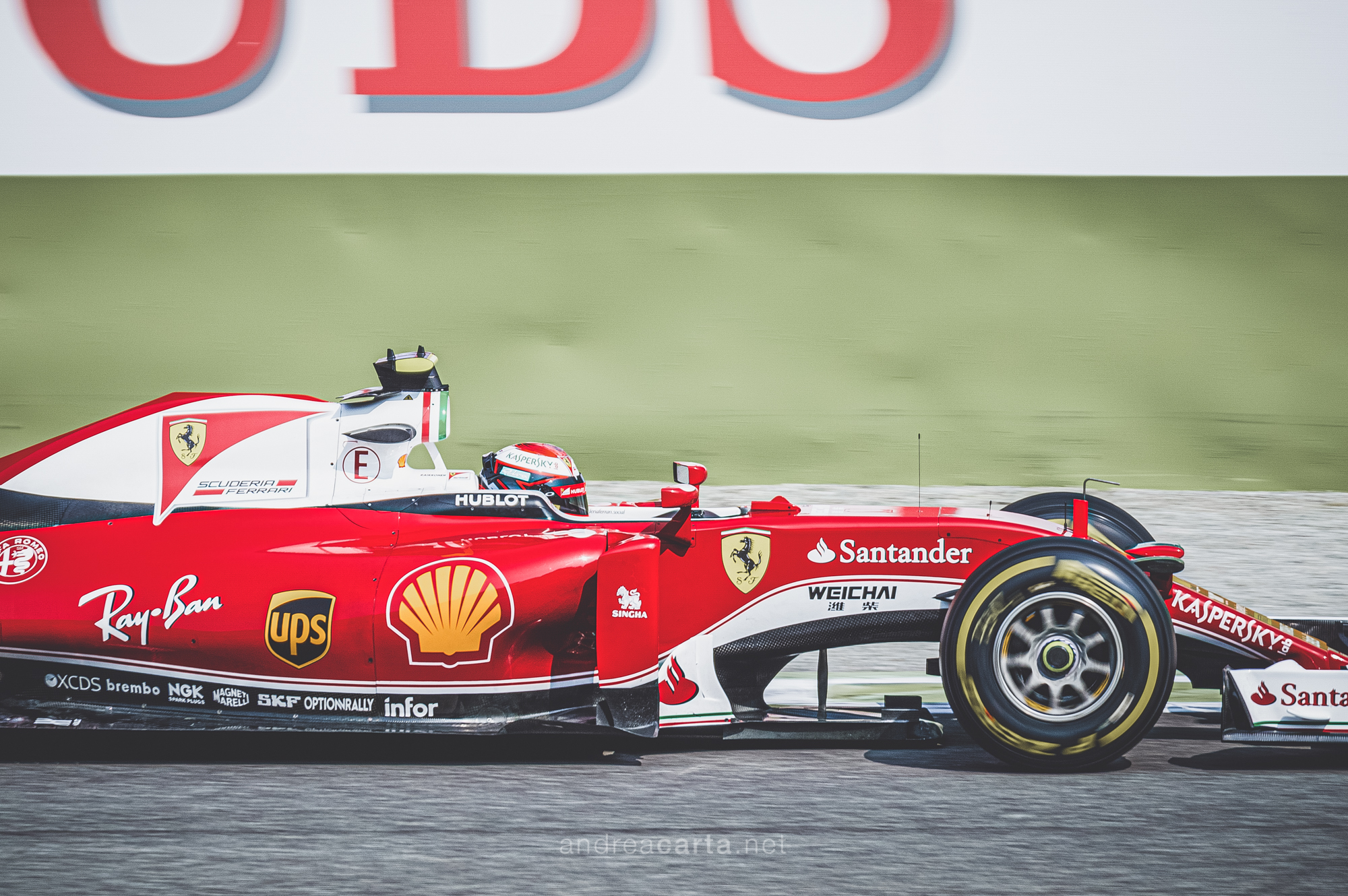 Raikkonen nel Tempio della Velocità di Monza