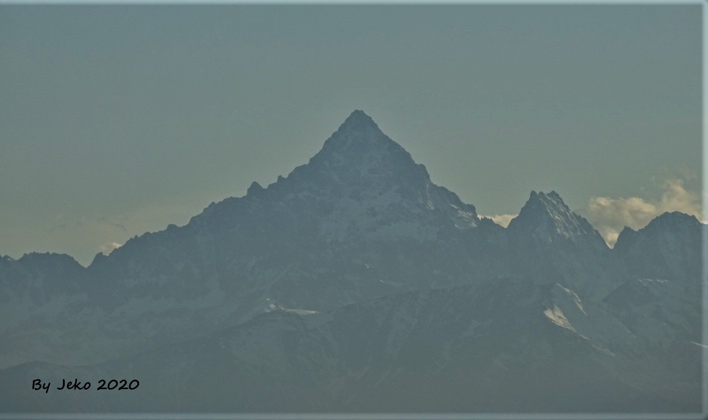 Monviso behind the haze of April!