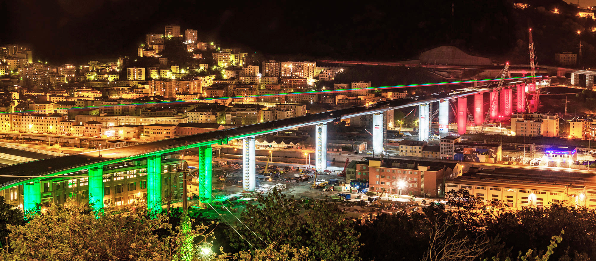Genova, ponte Italia