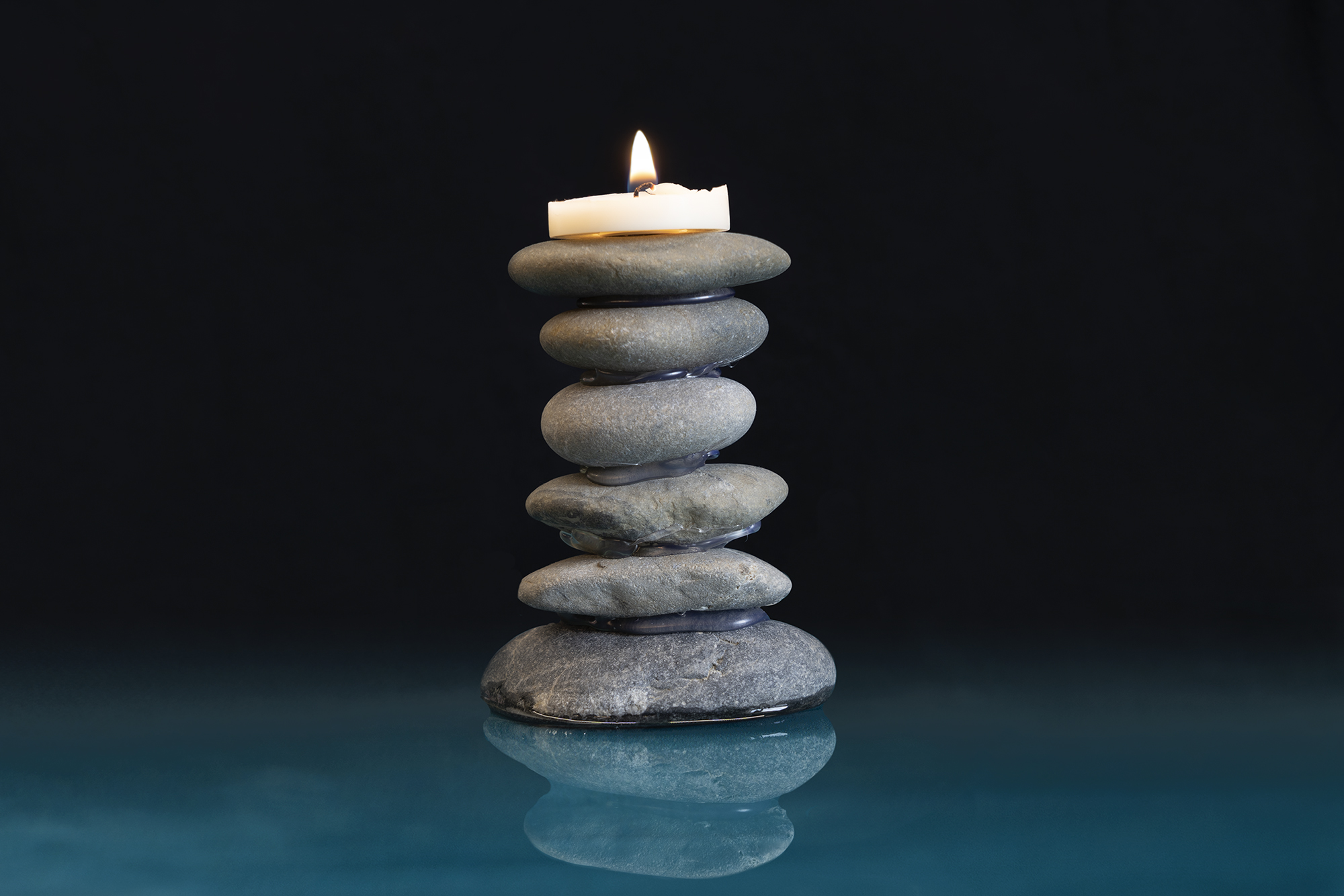 Homemade candlestick
