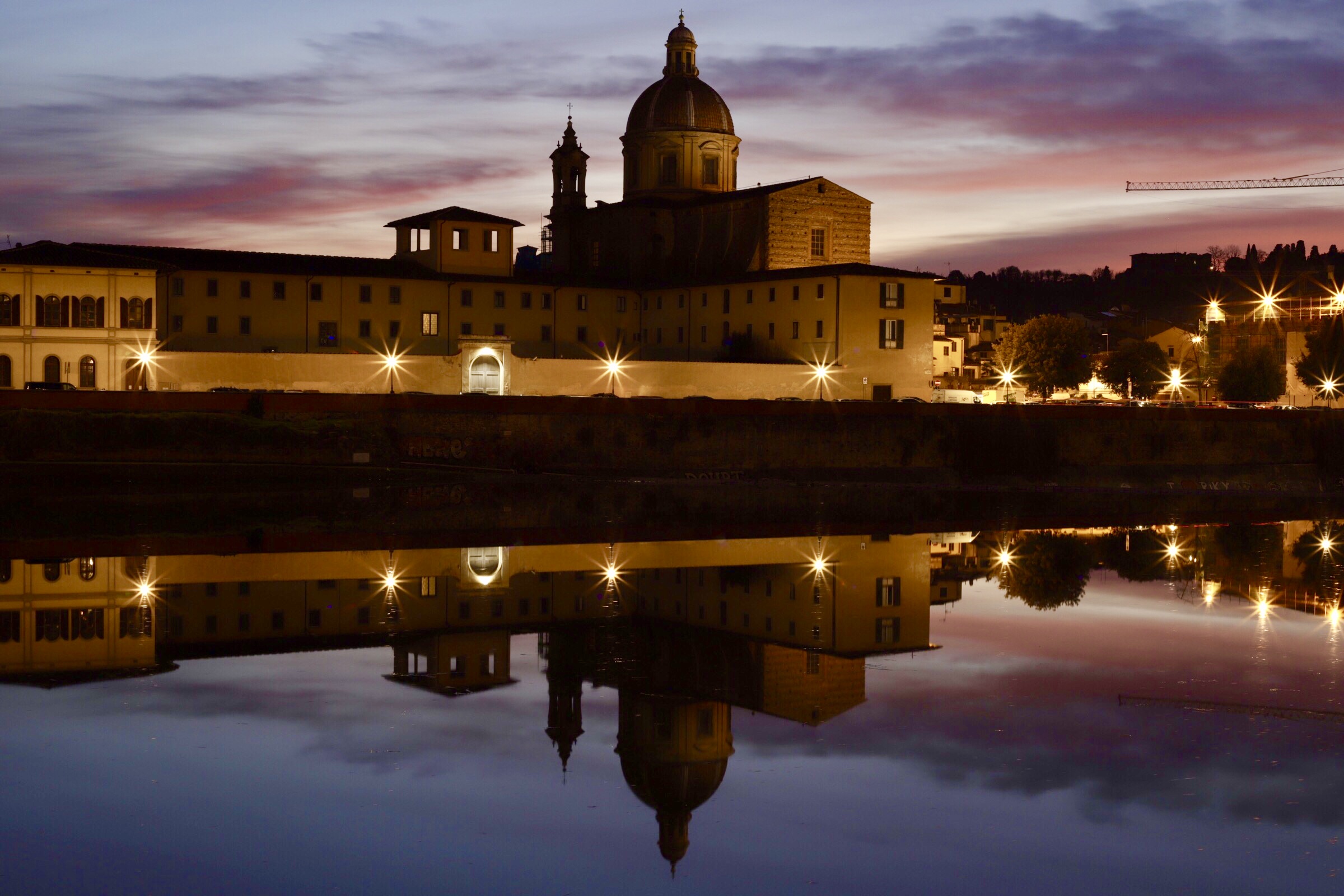 Church of the basket at sunset