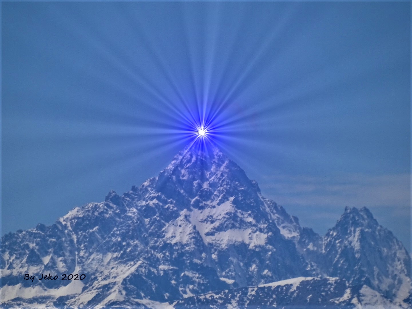 monviso seen from Turin