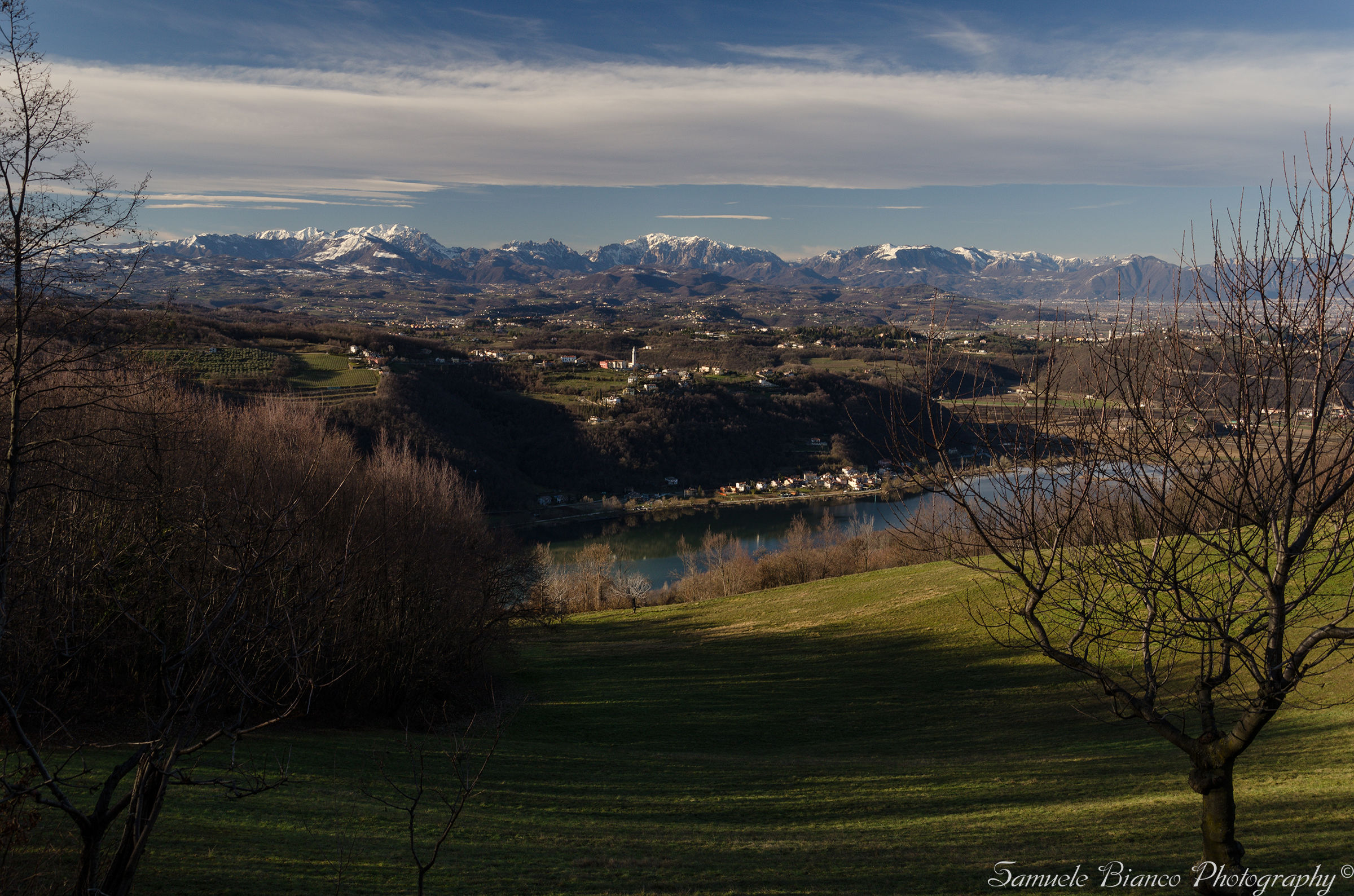 The Vicenza Prealps and Lake Fimon
