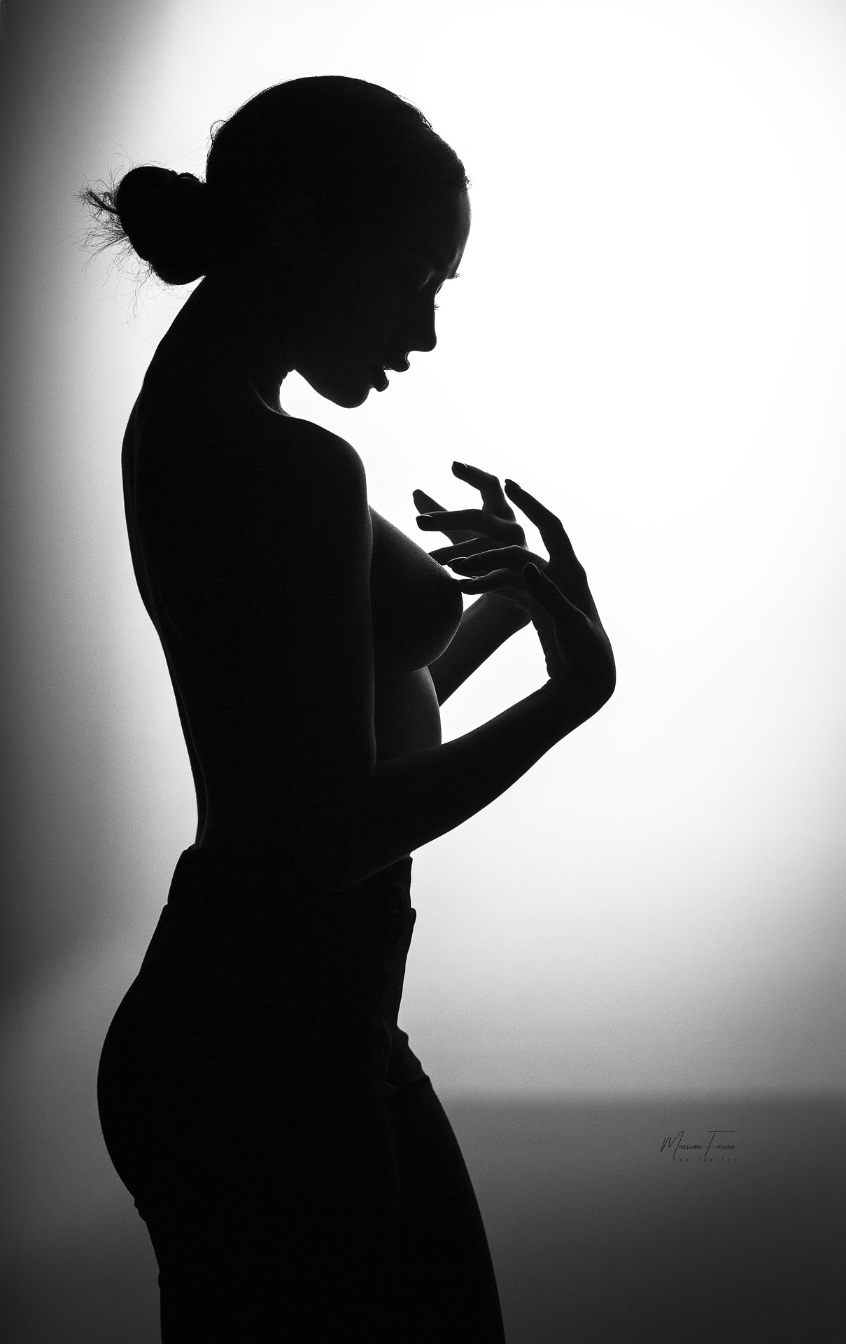 between lights and shadows