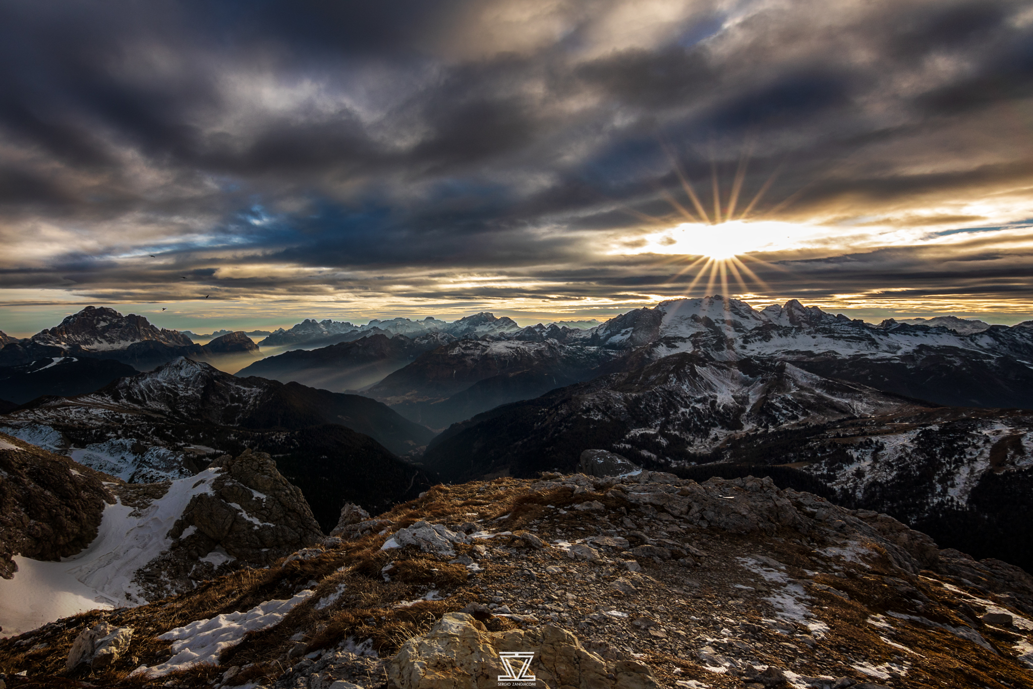 Sunset from Lagazuoi