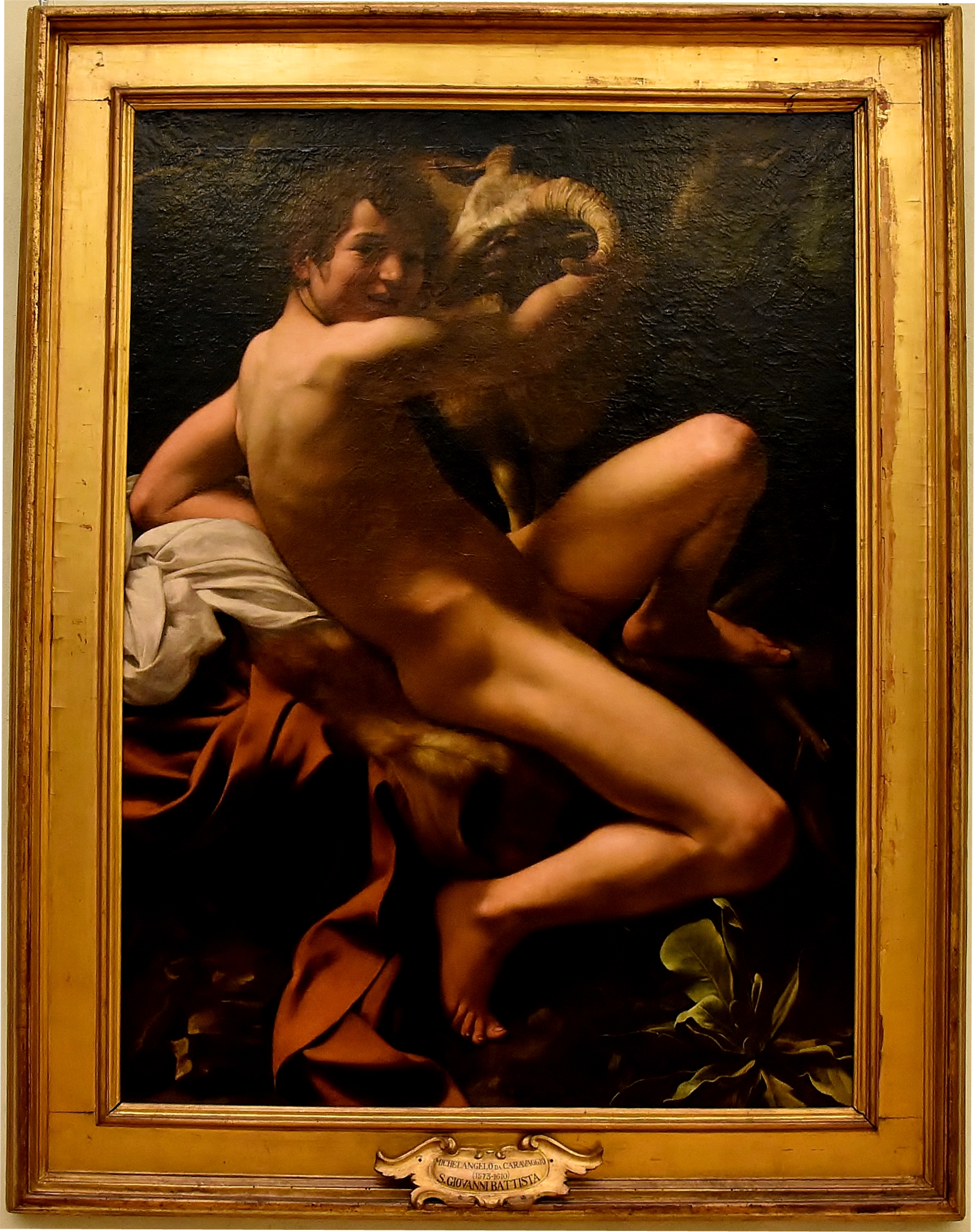 Musei Capitolini - Caravaggio "S.Giovanni Battista&quot...