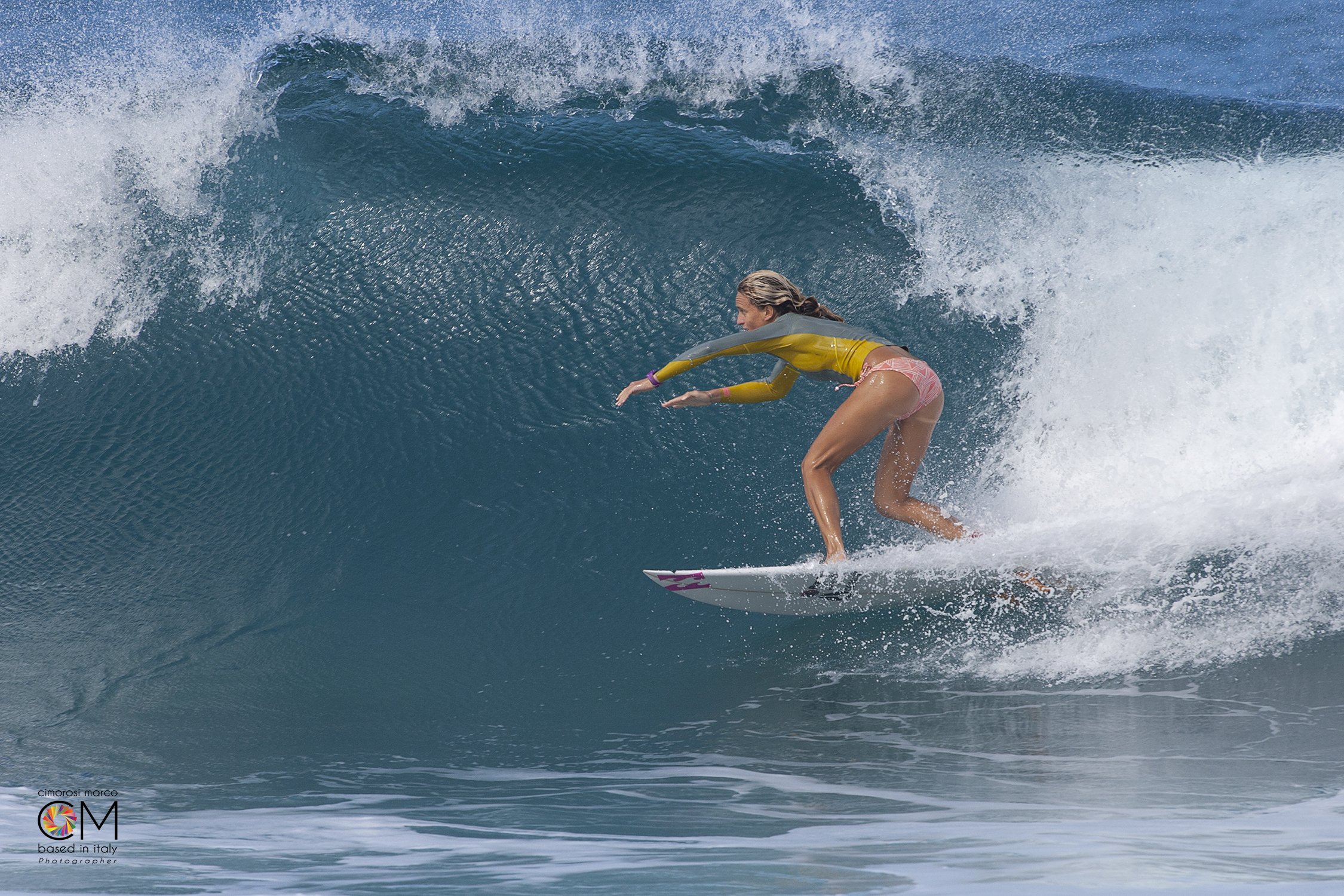 Girl surfer
