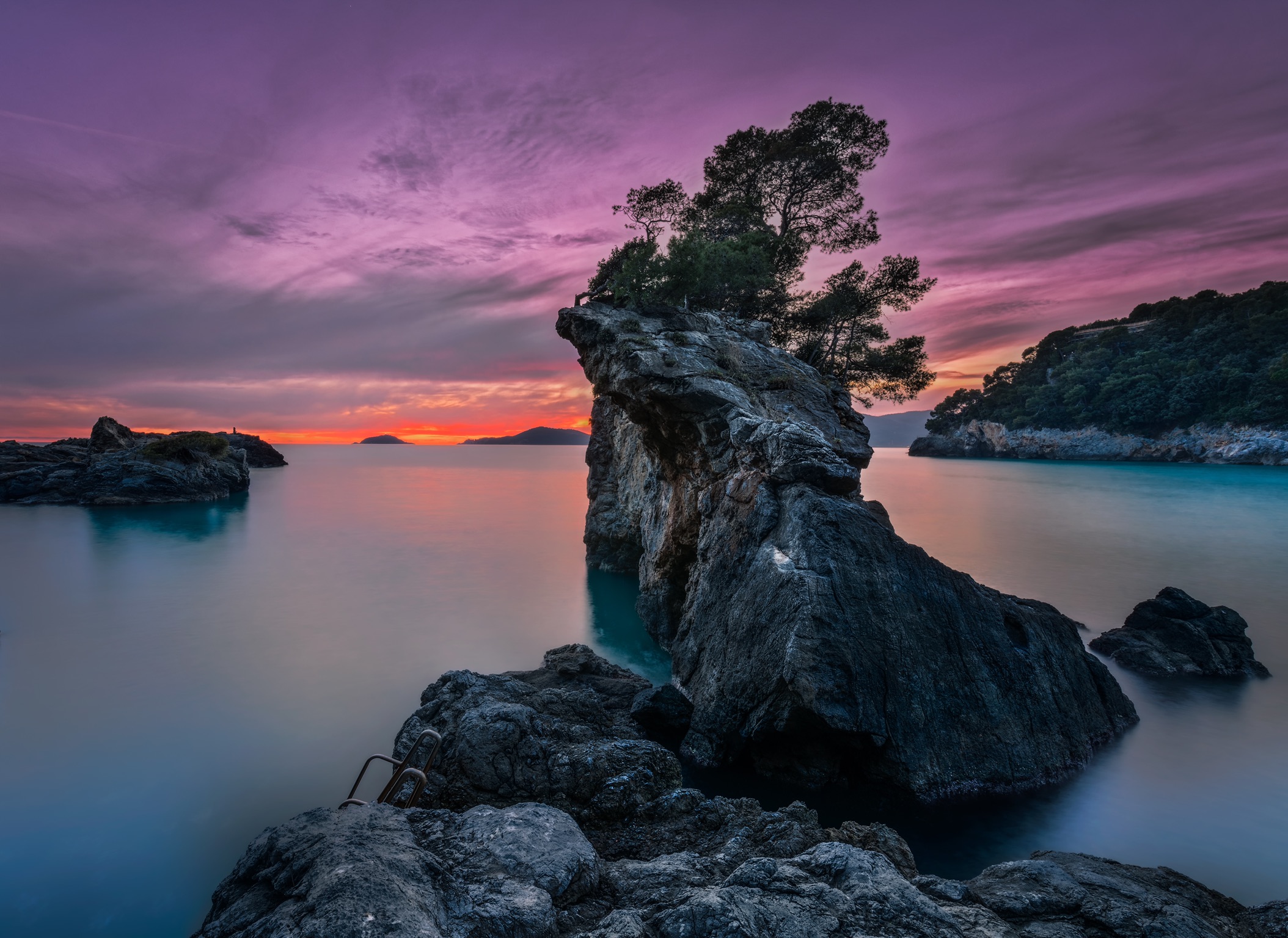 A spectacular sunset