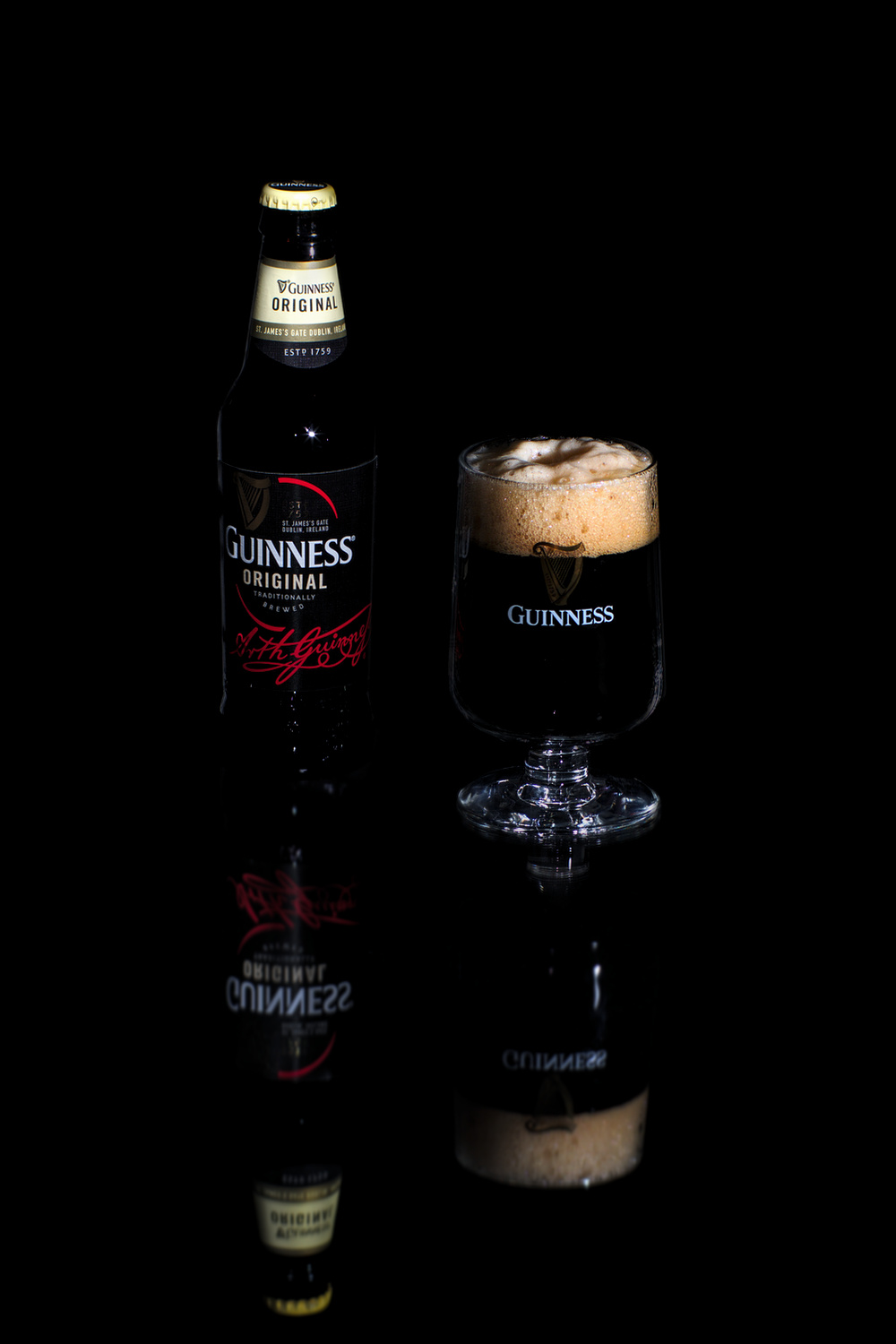 Guinness in black