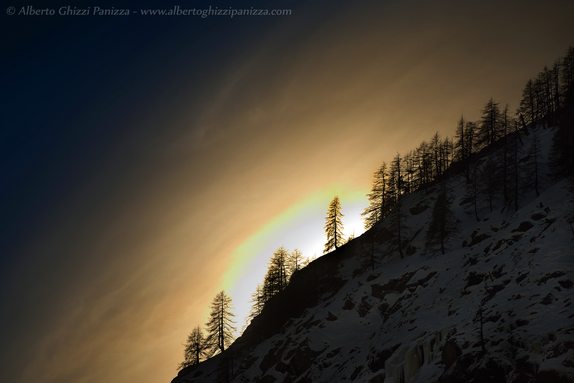 Tramonto in Valsavarenche