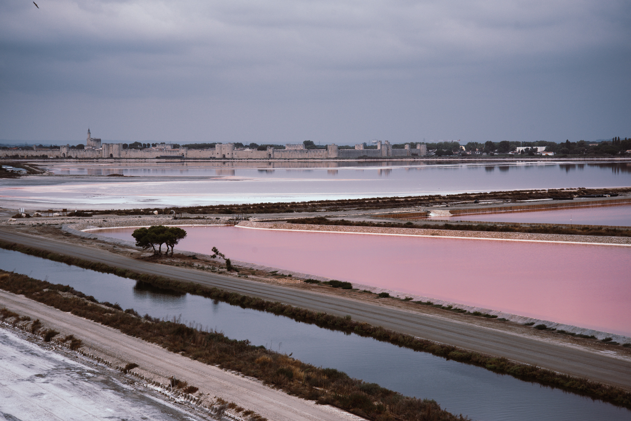Saline e mura di Aigues-Mortes (Camargue - Francia)