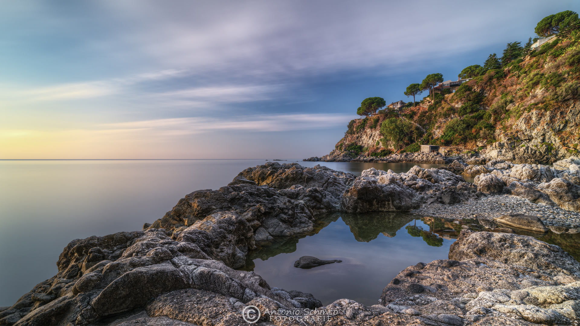 La Baia Di Copanello In Super Lunga Esposizione