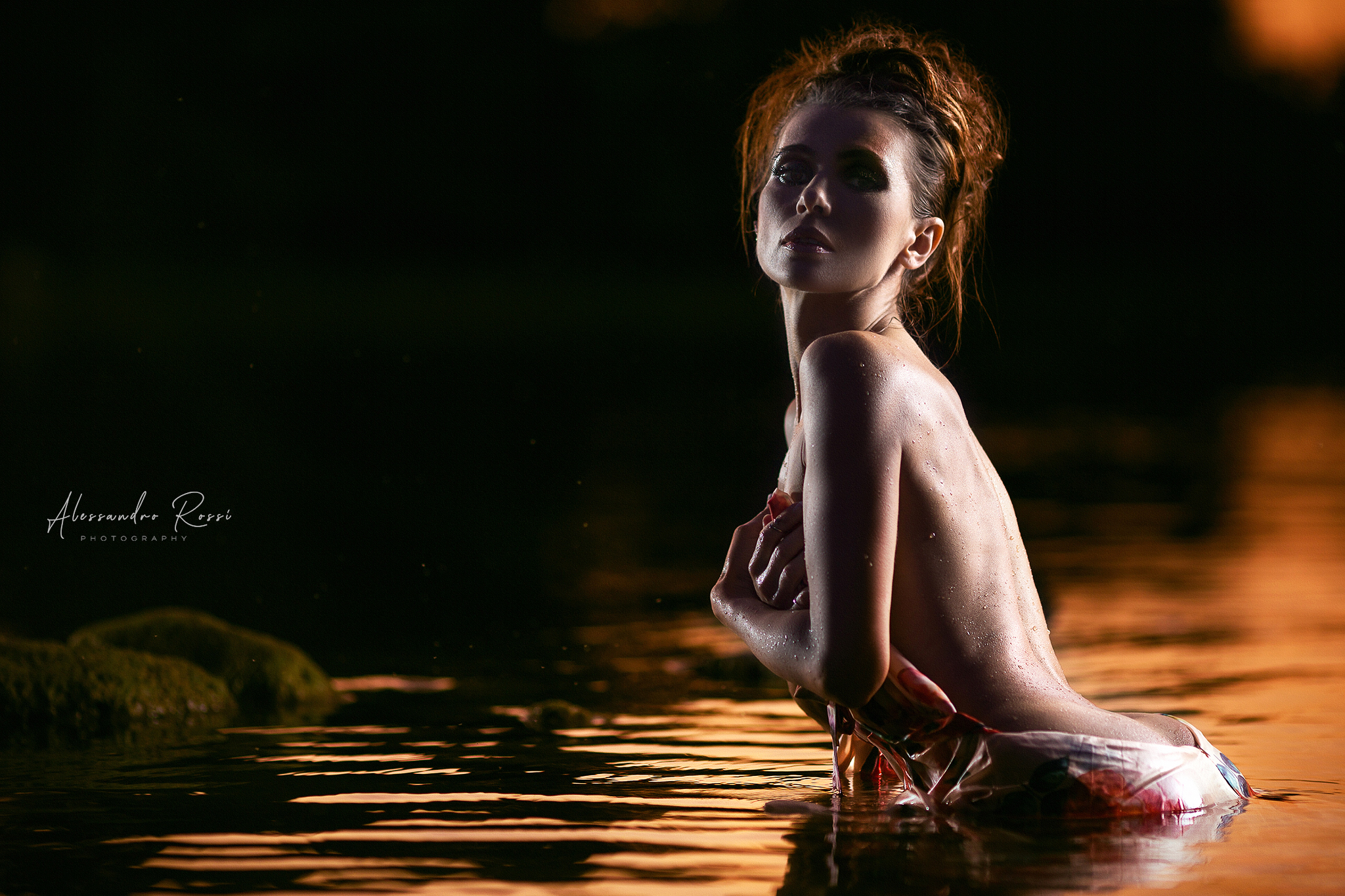 Ultimi raggi di sole al lago... con Viky