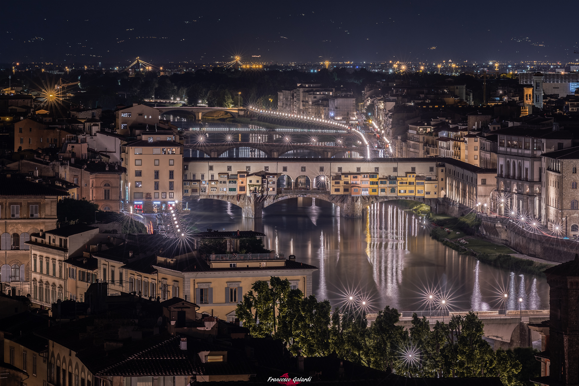 Ponte vecchio visto da Piazzale Michelangelo