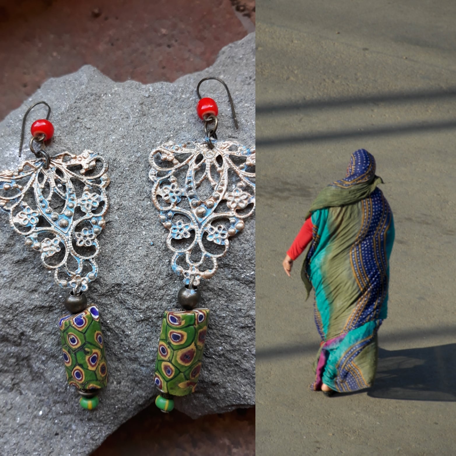 Old trade beads Millefiori