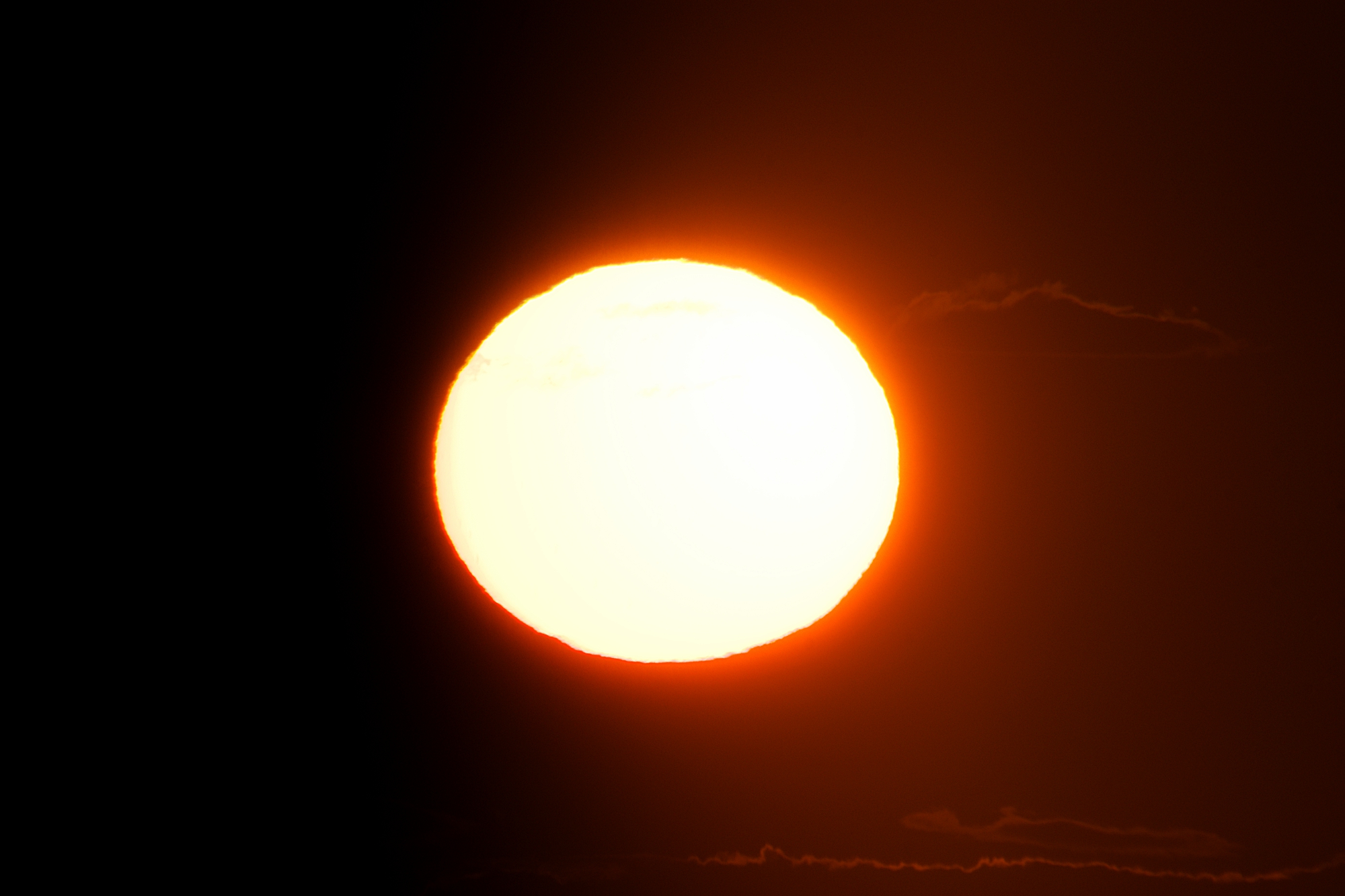 Behind the column....