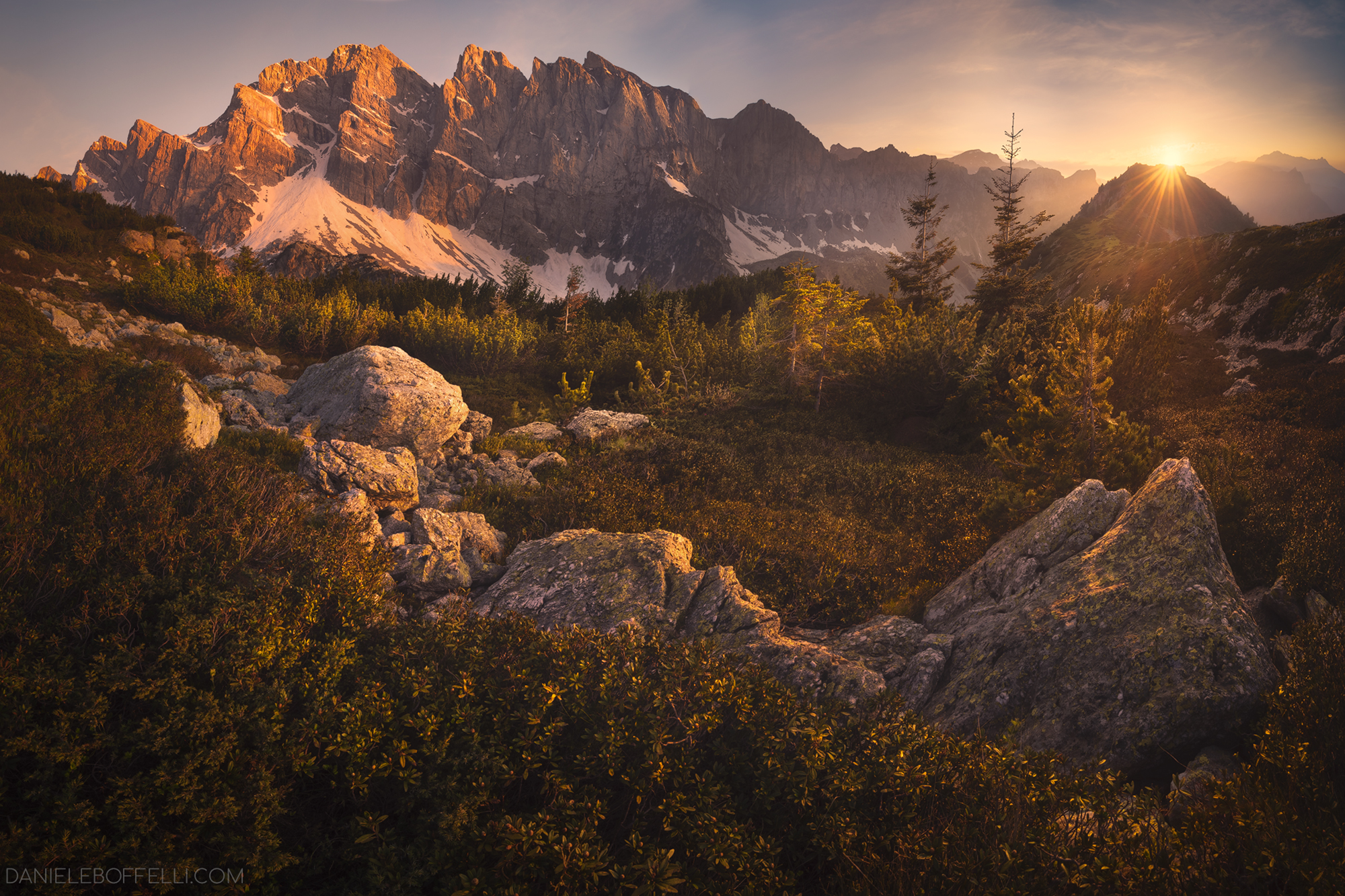 An unexpected sunset