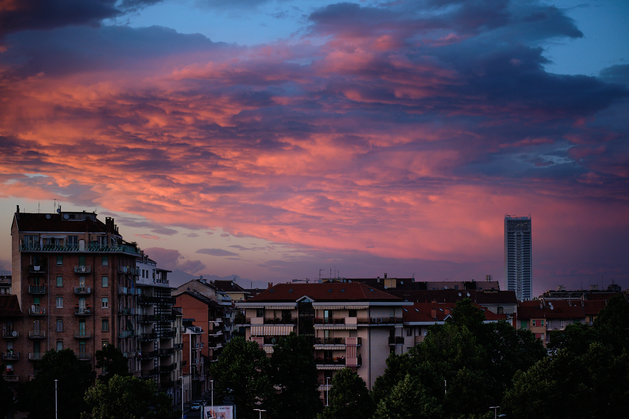 Sunset  Turin