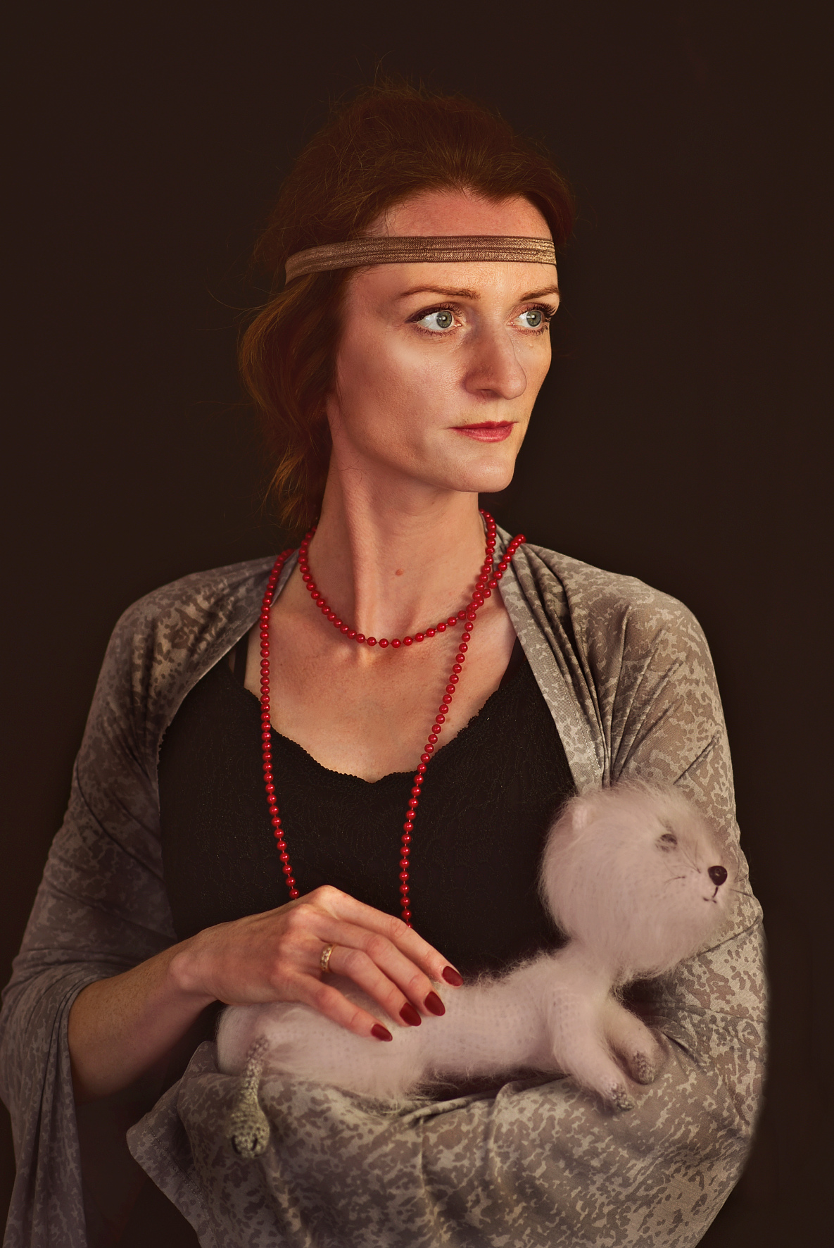 signora con ermellino)