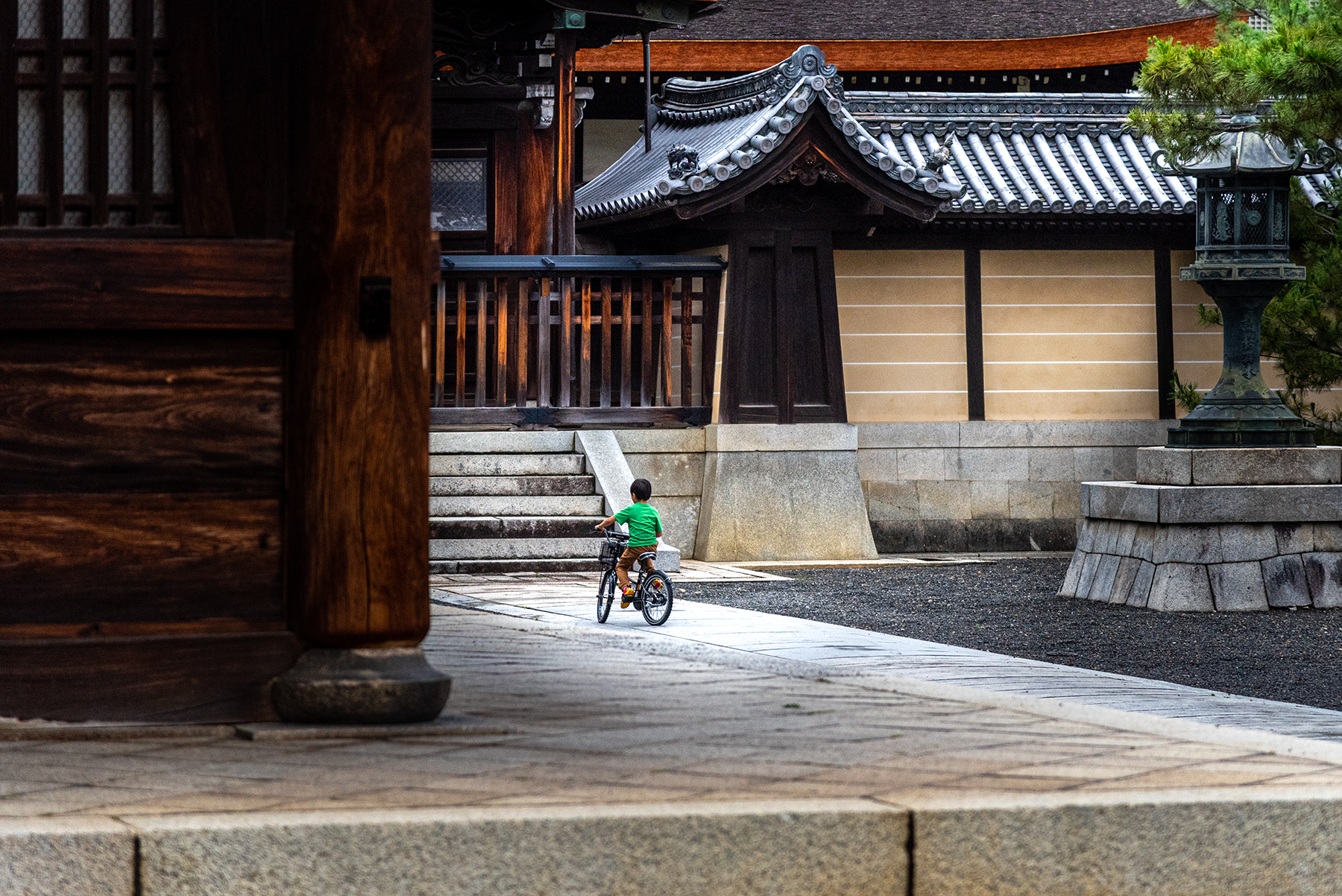 Figlio di un monaco, Kyoto