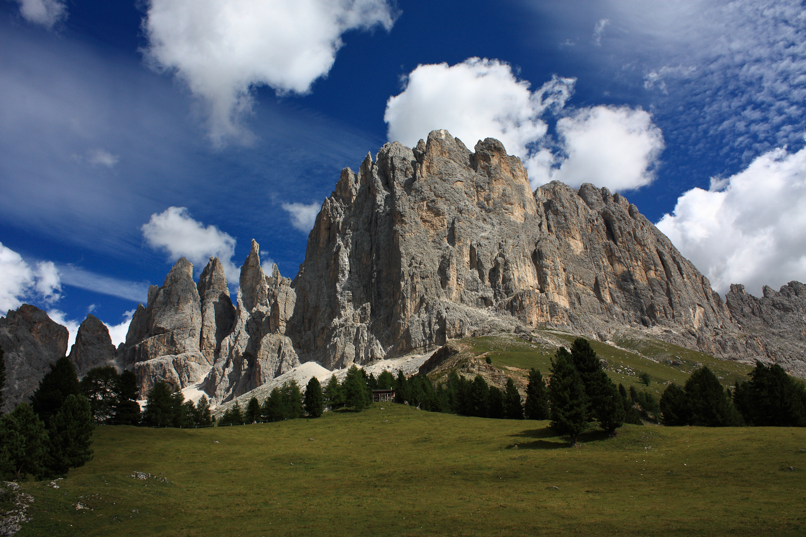 Assortimento di nubi sul Catinaccio