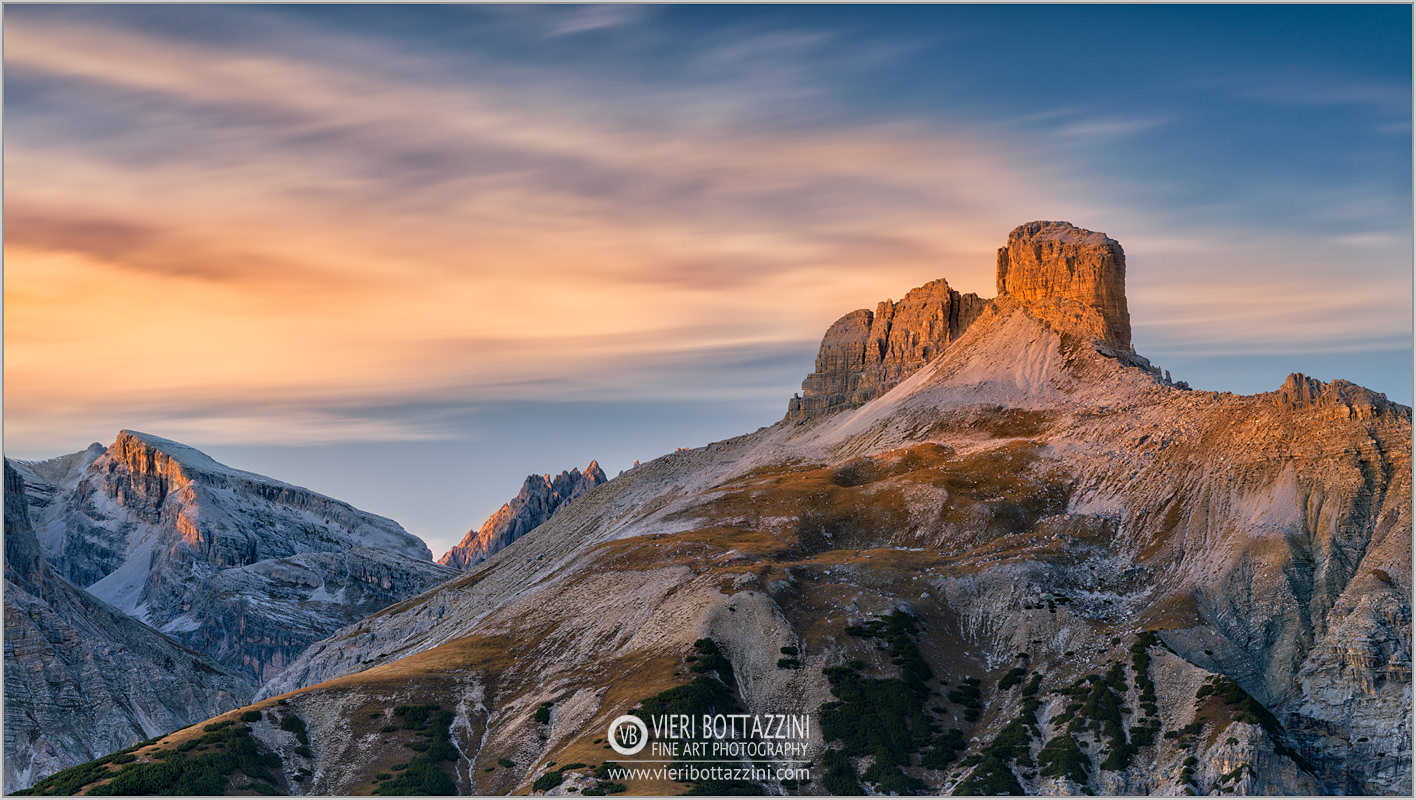 Scarperi Tower at Sunset, Dolomites