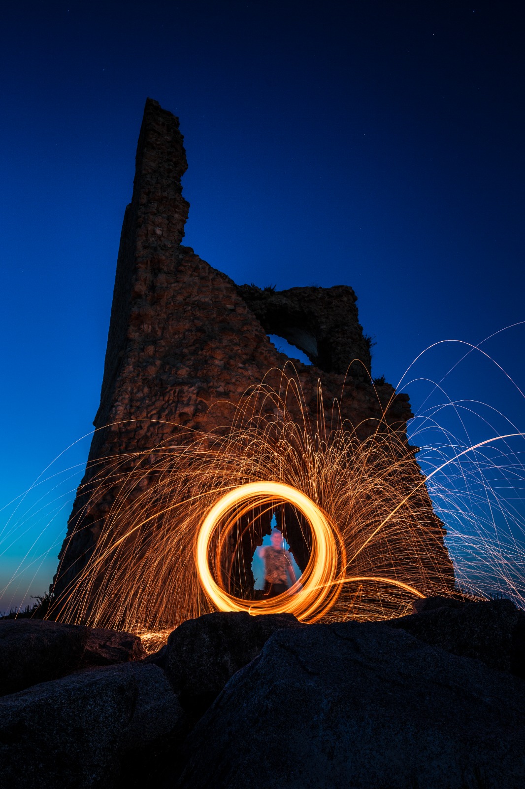 Torretta Briatico notturna