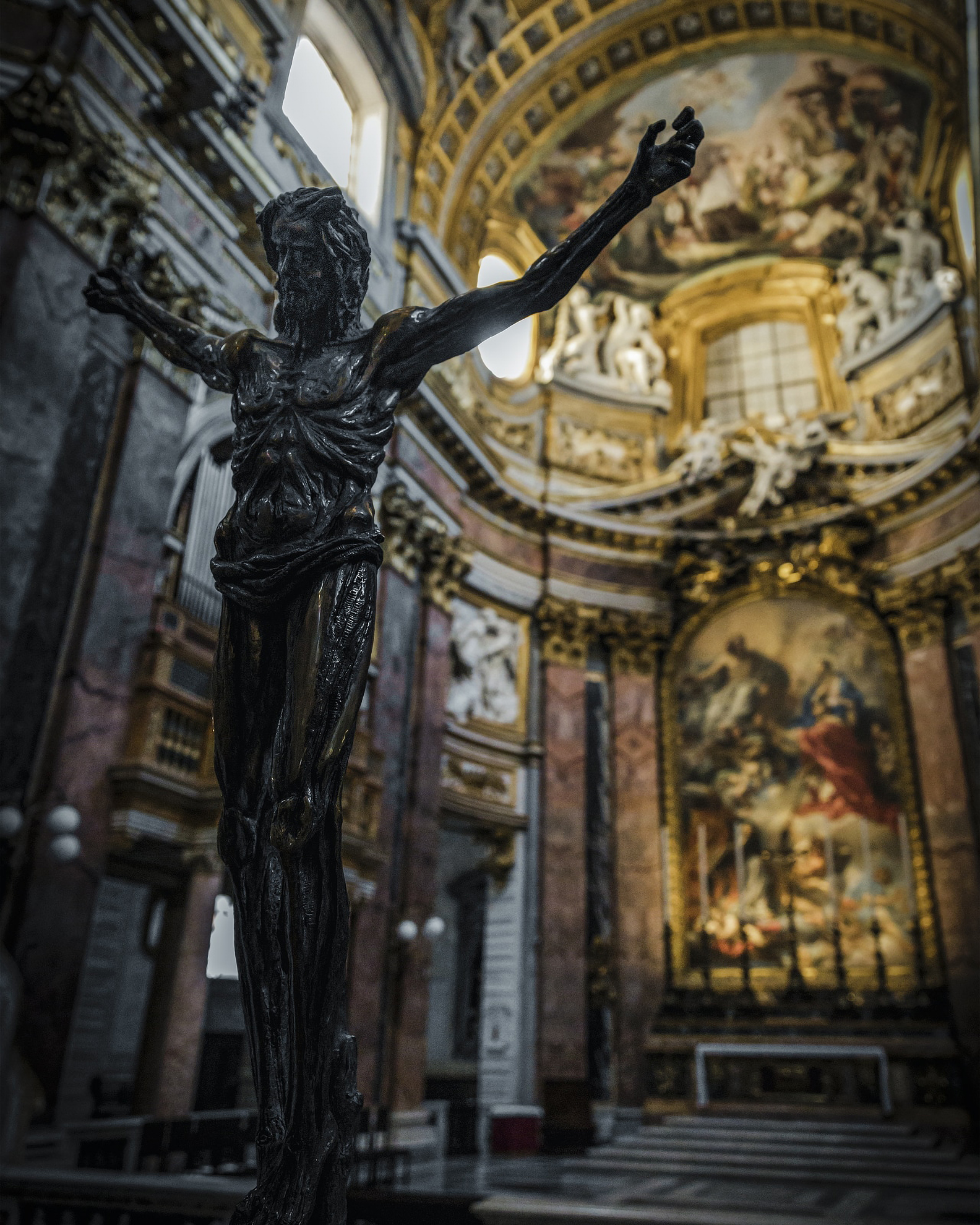 altare di San Carlo a via del corso ,Roma