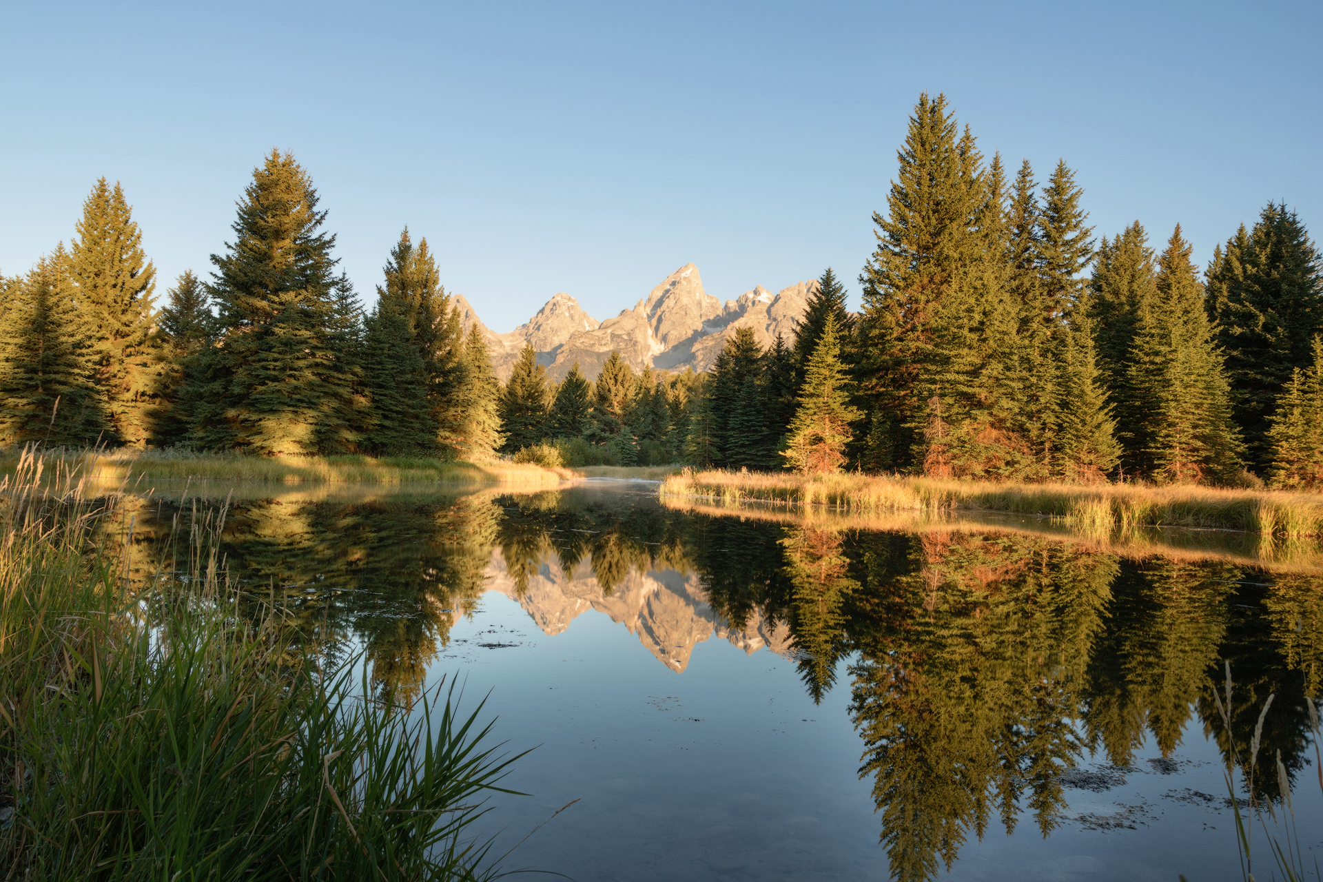 Sunrise at the Grand Teton