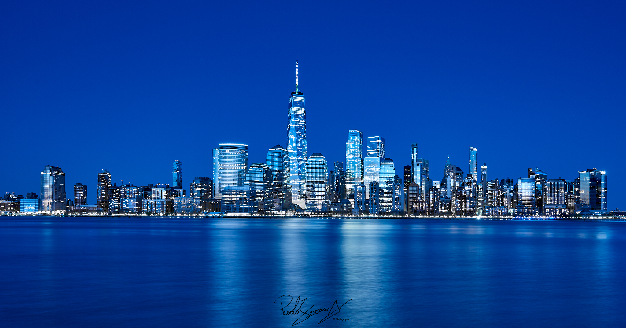 Blue time in New York