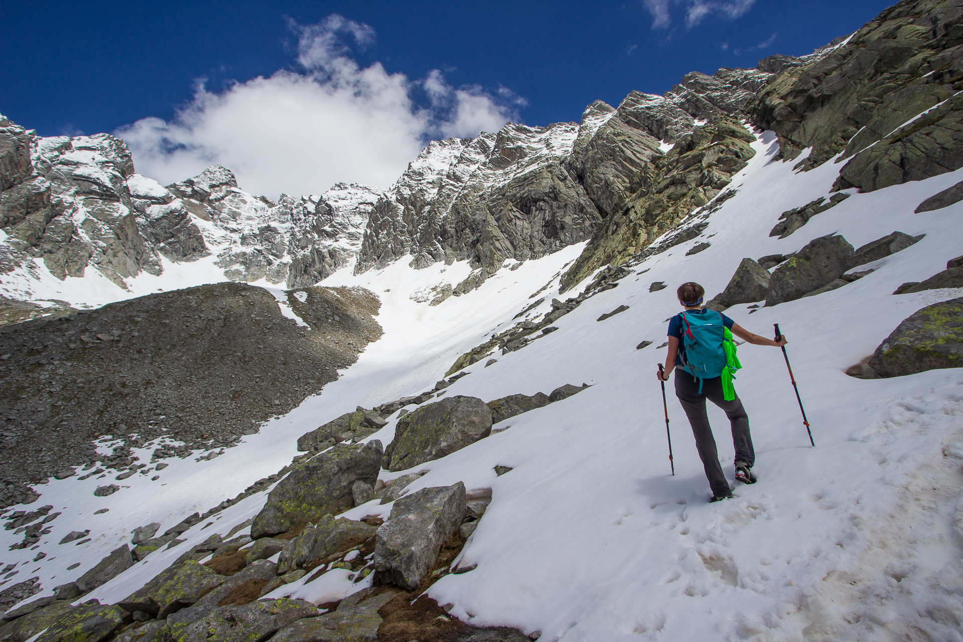 Admiring the ascent