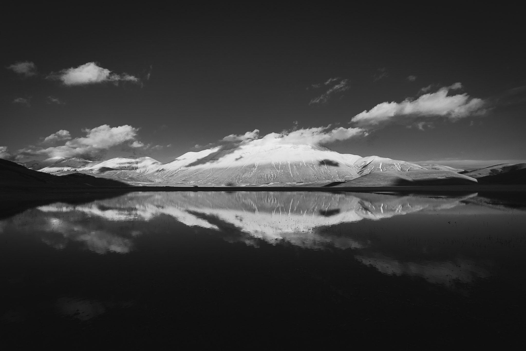 Black and white reflections