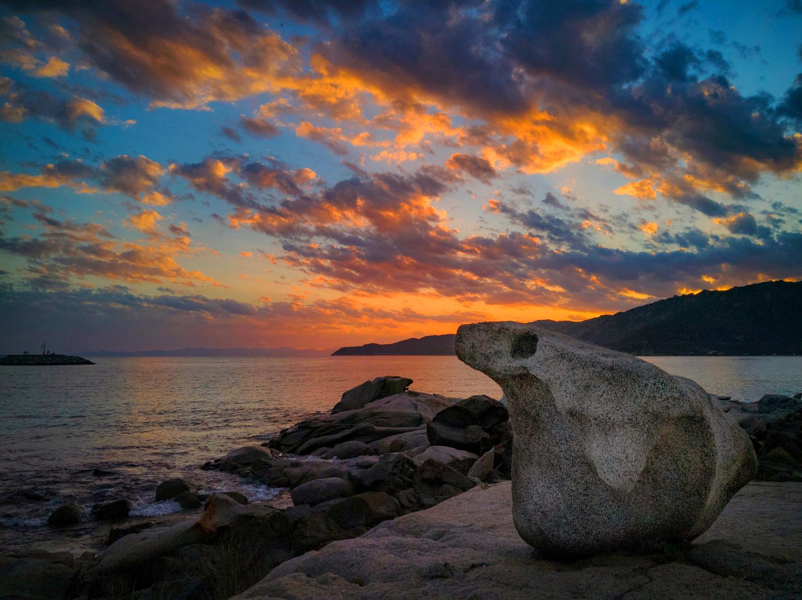 Sunset at Riso_2 Beach