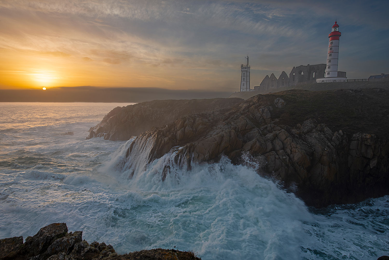 Mare grosso a Pointe Saint Mathieu