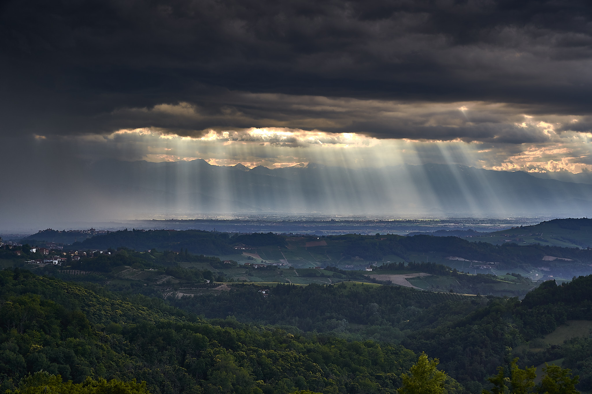 Storm in the valley