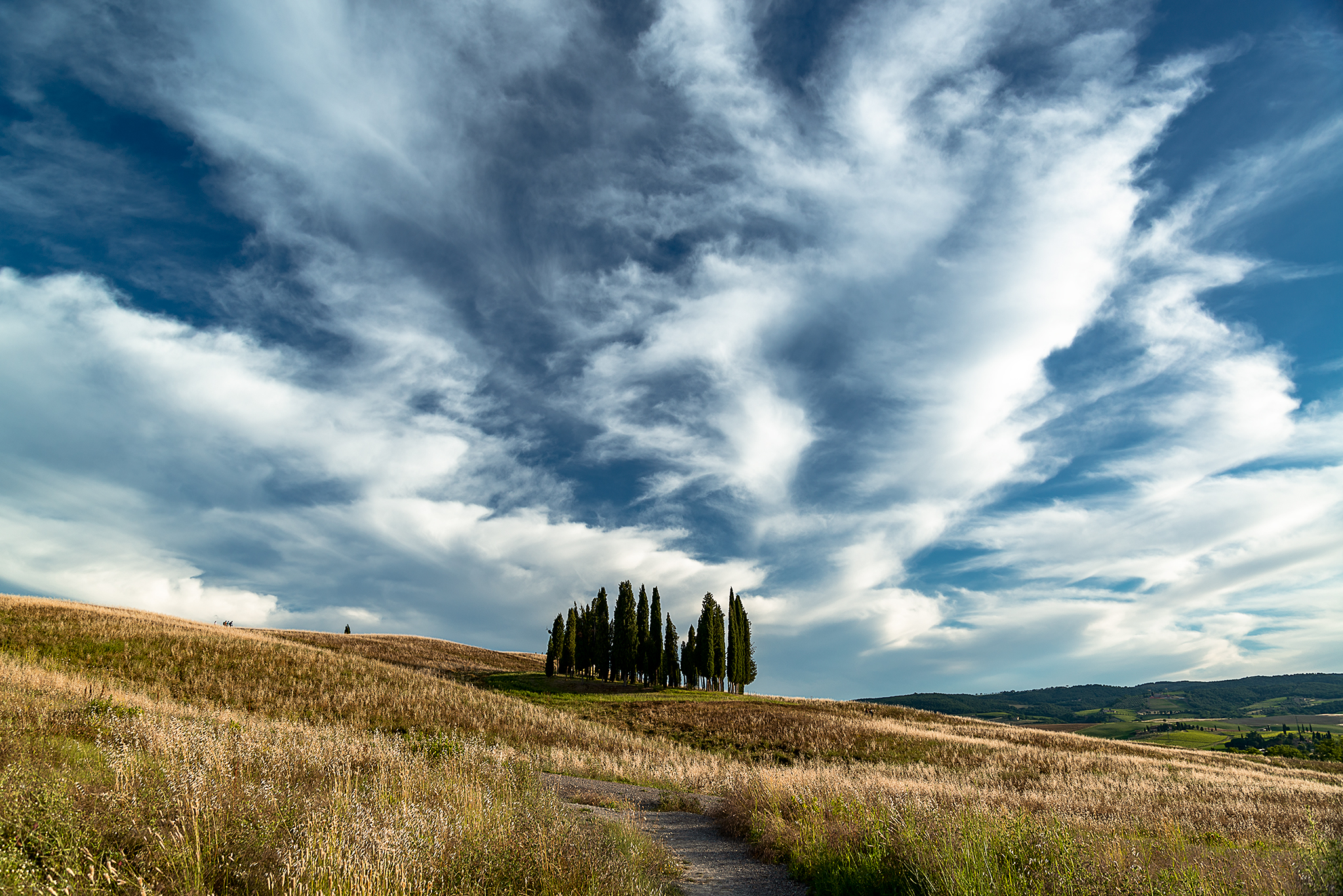 nuvole in val d'orcia