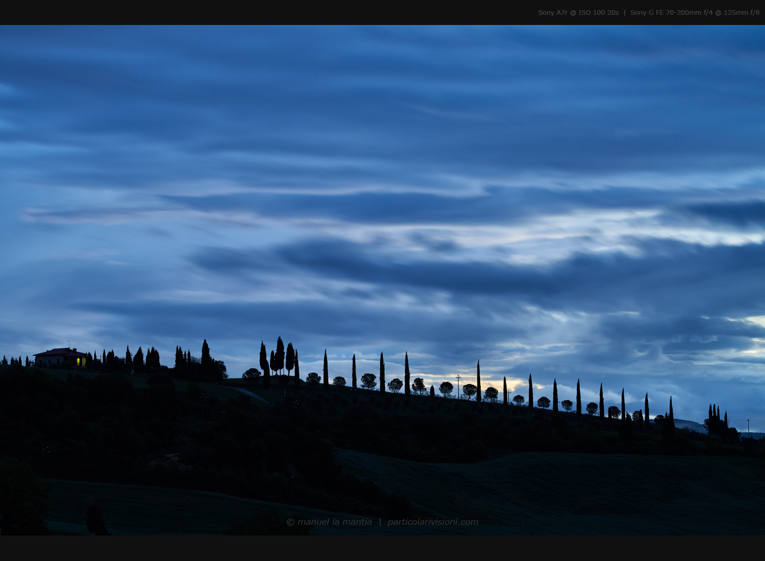 Sunrise in Val d'Orcia