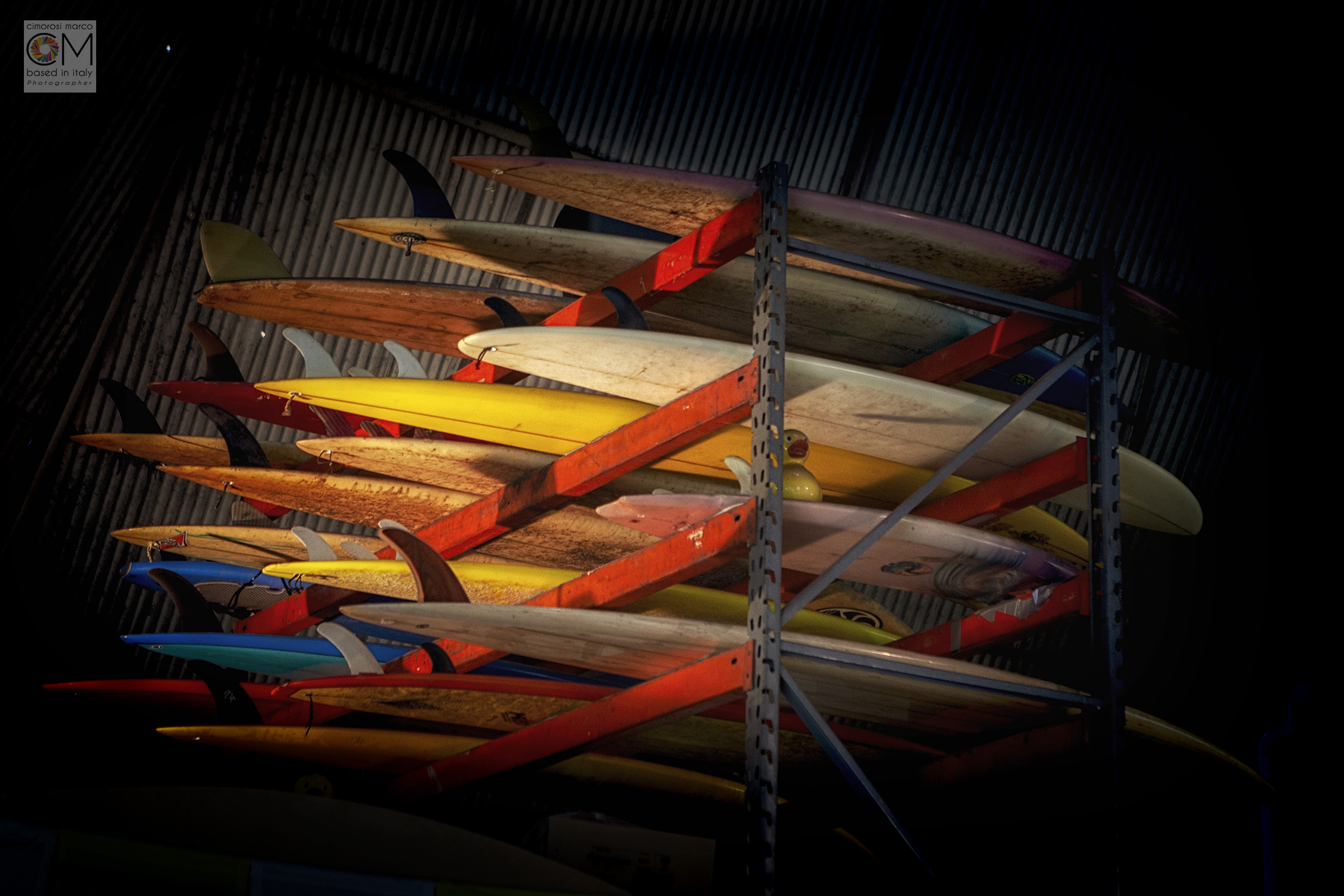 Old boards in the attic