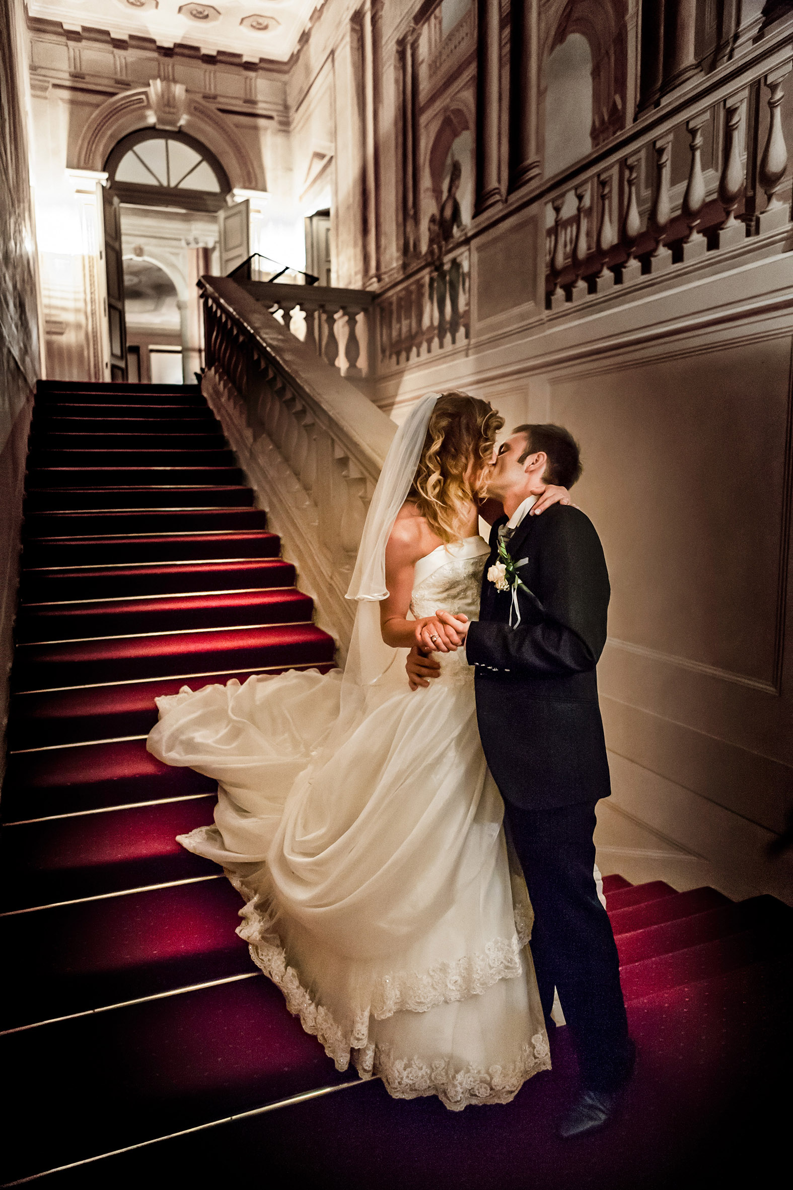 Newlyweds in the villa