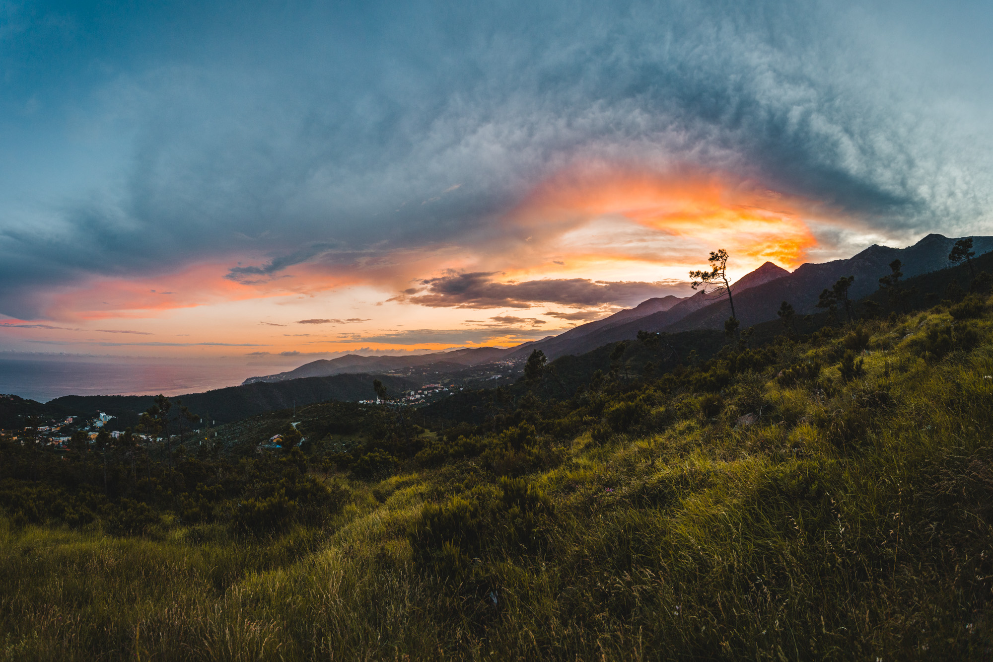 Tramonto ad Arenzano